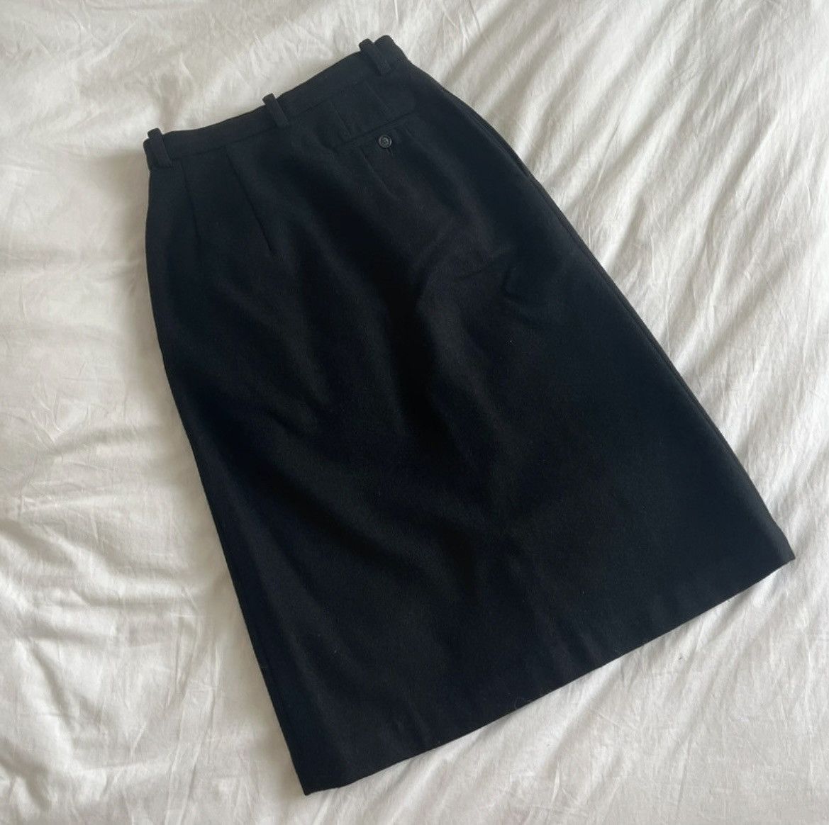 Y's Ya Yohji Yamamoto Wool Skirt Size 24" / US 00 / IT 34 - 2 Thumbnail