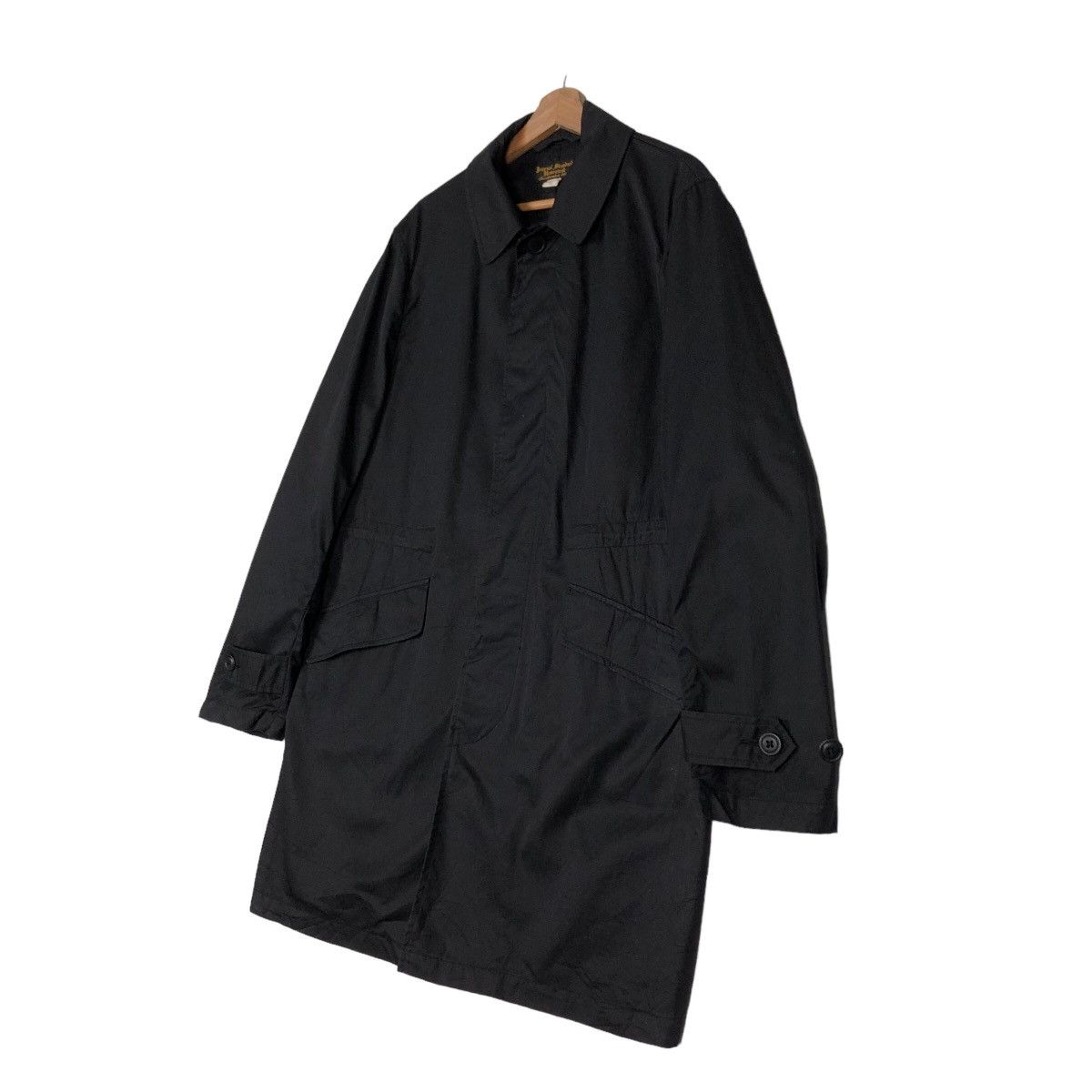 Issey Miyake 🔥Rich Black - Fly Coats Long Jacket Journal Standard Japan Size US M / EU 48-50 / 2 - 2 Thumbnail