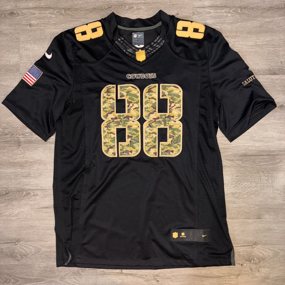 Nike Dallas Cowboys Dez Bryant Salute Military #88 Size Large Size US L / EU 52-54 / 3 - 1 Thumbnail