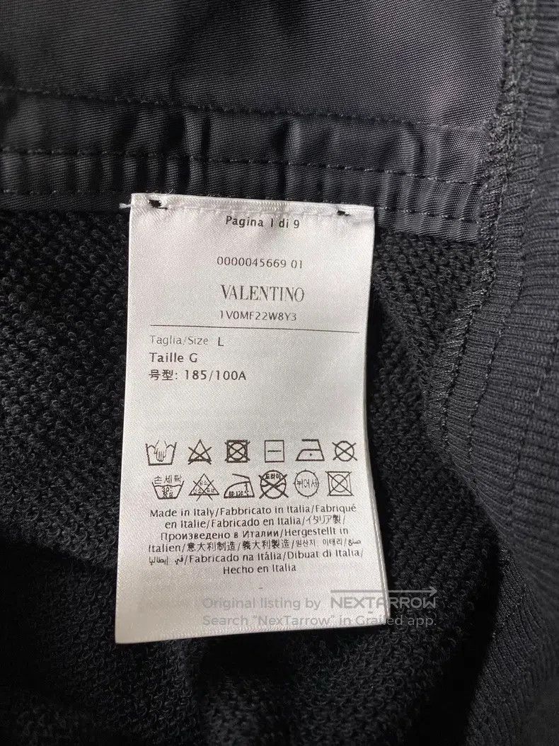 Valentino Valentino Nylon spliced willow nail sweatshirt Size L / US 10 / IT 46 - 6 Thumbnail