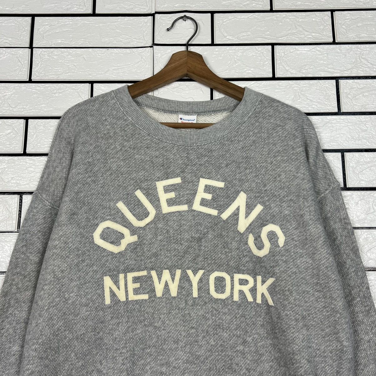 Champion CHAMPION Queens New York Big Logo Sweatshirt #4039-C184 Size M / US 6-8 / IT 42-44 - 2 Thumbnail