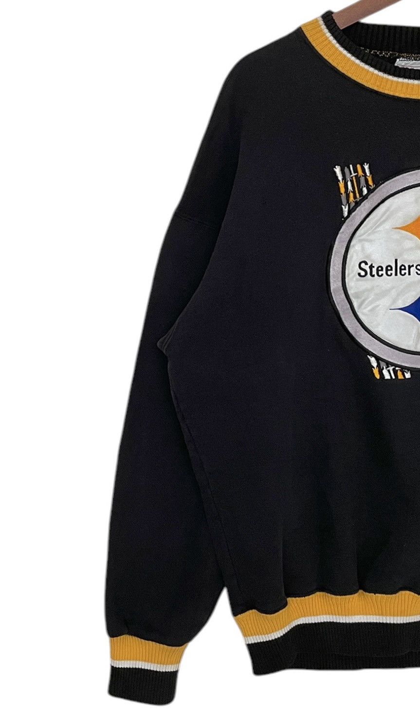 NFL × Vintage Vintage Team NFL Pittsburgh Steelers Sweatshirt 1990s Size US L / EU 52-54 / 3 - 3 Thumbnail