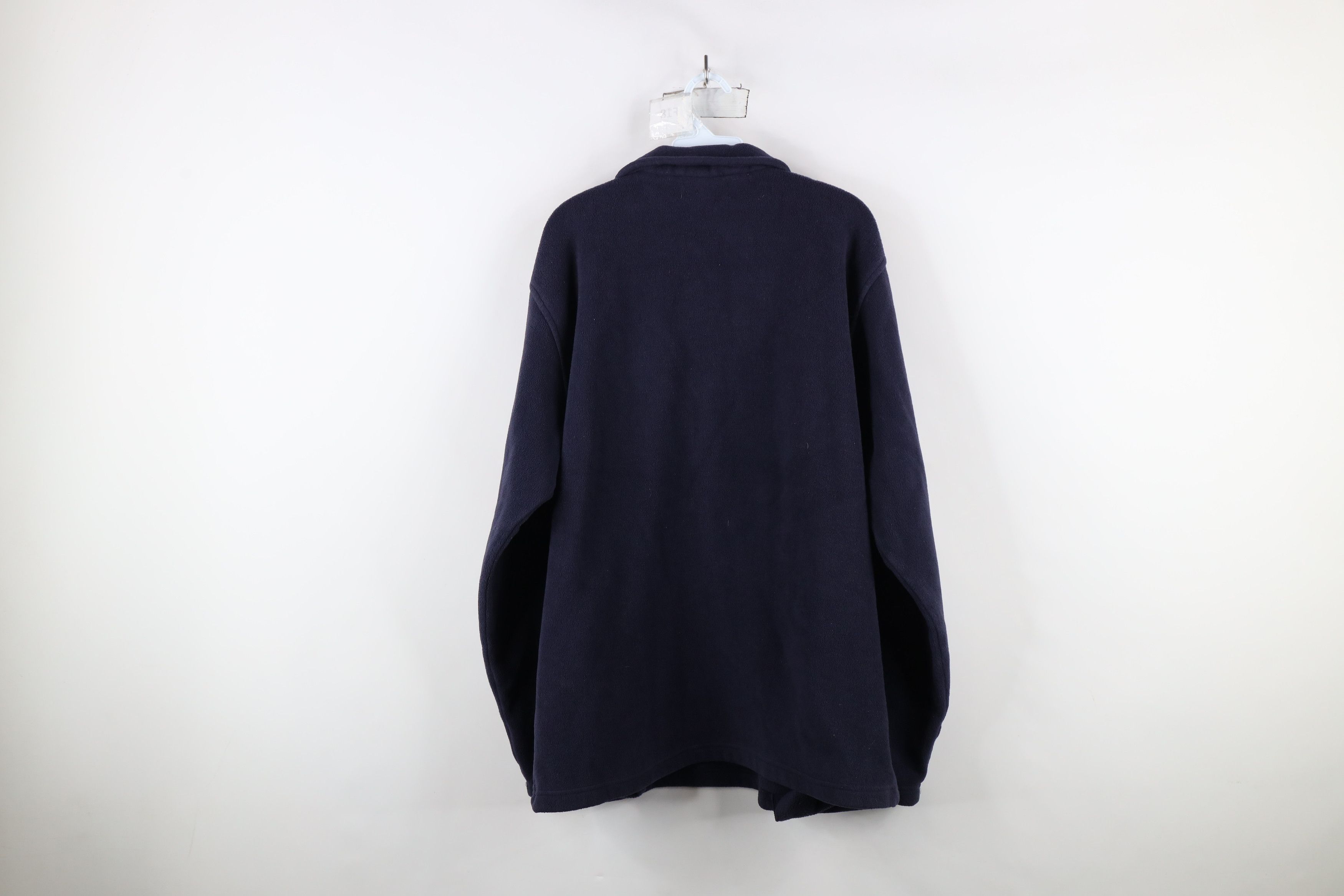 Vintage Vintage 90s Dame University Half Zip Fleece Pullover Sweater Size US XL / EU 56 / 4 - 12 Thumbnail