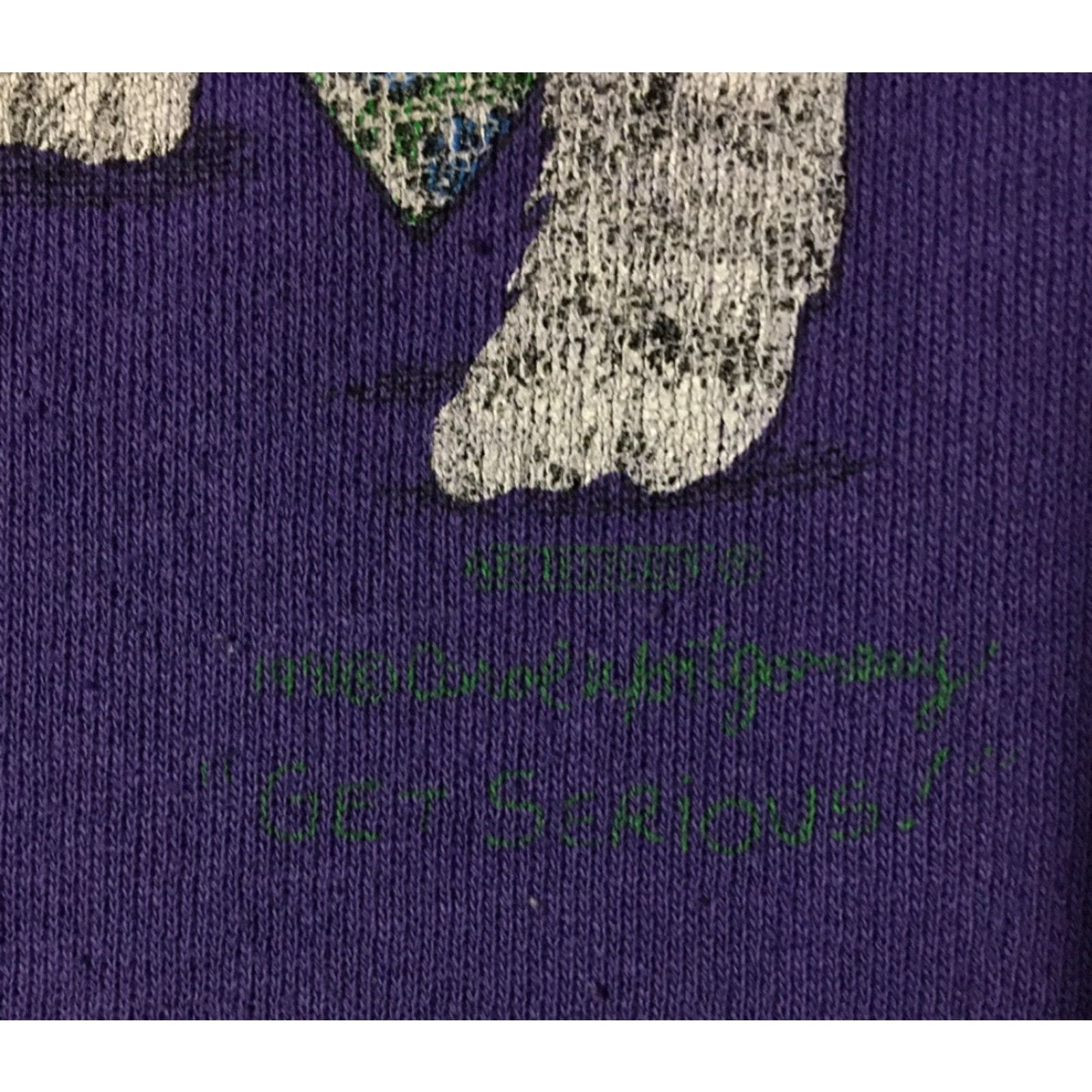 Hanes Vtg 90s Funny Cats Faded Sweatshirt M L Animals Kitten Art Humor Grunge AOP 80s Size US M / EU 48-50 / 2 - 5 Thumbnail