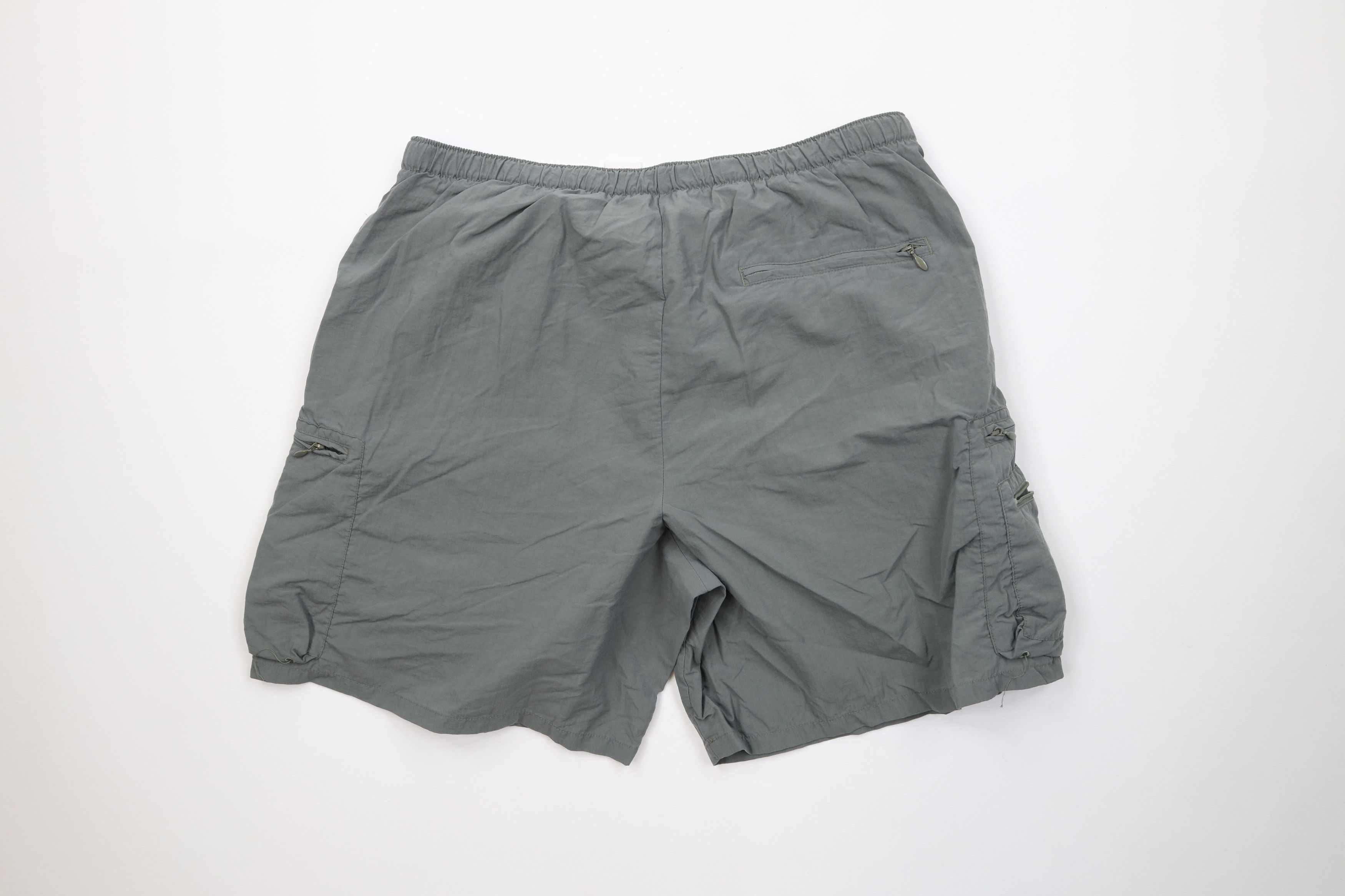 Columbia Vintage 90s Columbia Spell Belted Lined Cargo Shorts Green Size US 34 / EU 50 - 8 Thumbnail