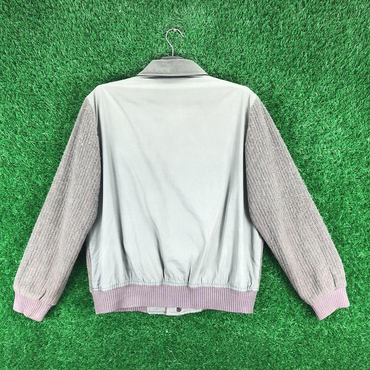 Japanese Brand Vintage 80's Wool Knit Zipper Jacket Workwear Size US S / EU 44-46 / 1 - 4 Thumbnail