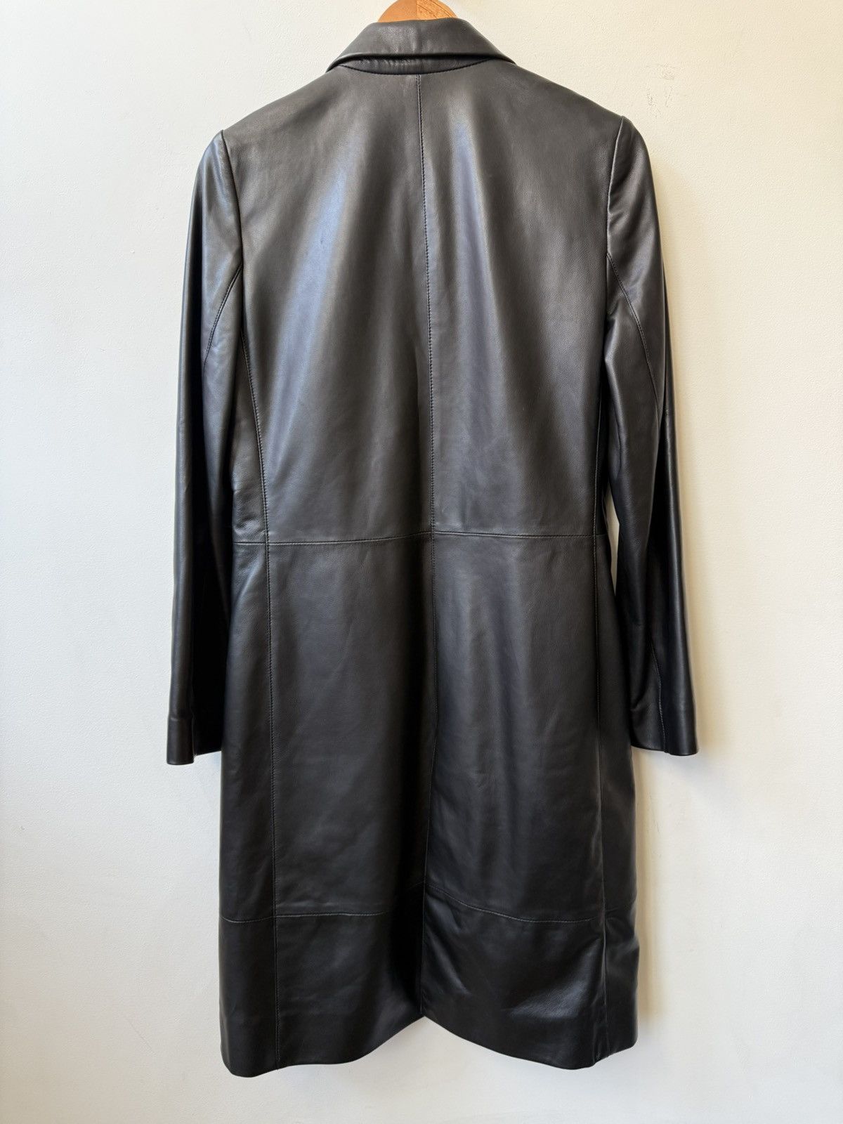 Chrome Hearts Chrome Hearts Black Leather Trench Size US M / EU 48-50 / 2 - 2 Thumbnail