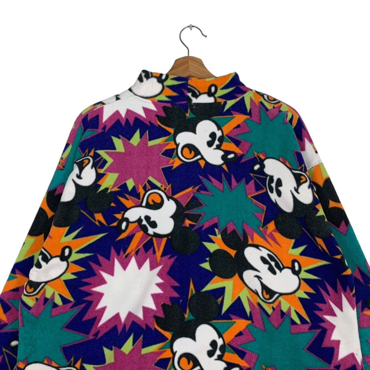 Disney Disney Mickey Mouse All Over Print Pullover Fleece #1242-C56 Size US M / EU 48-50 / 2 - 8 Thumbnail