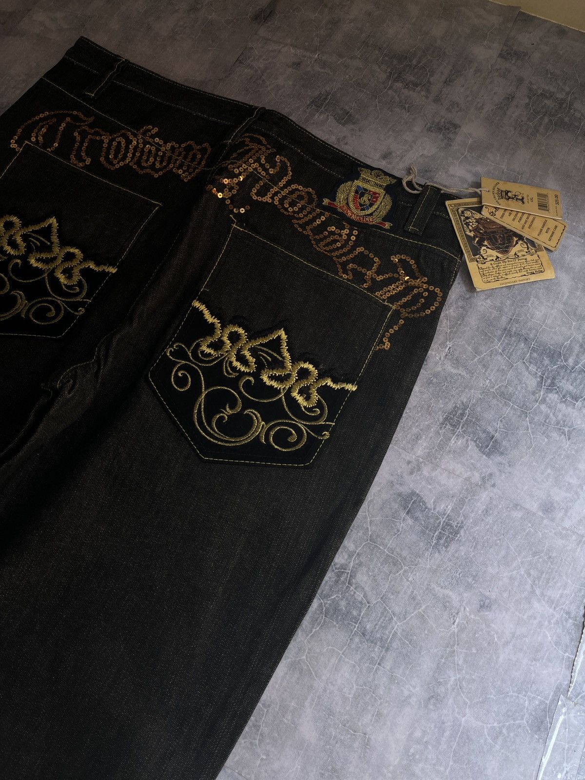 Vintage Crown Holder denim jeans Size US 38 / EU 54 - 7 Thumbnail