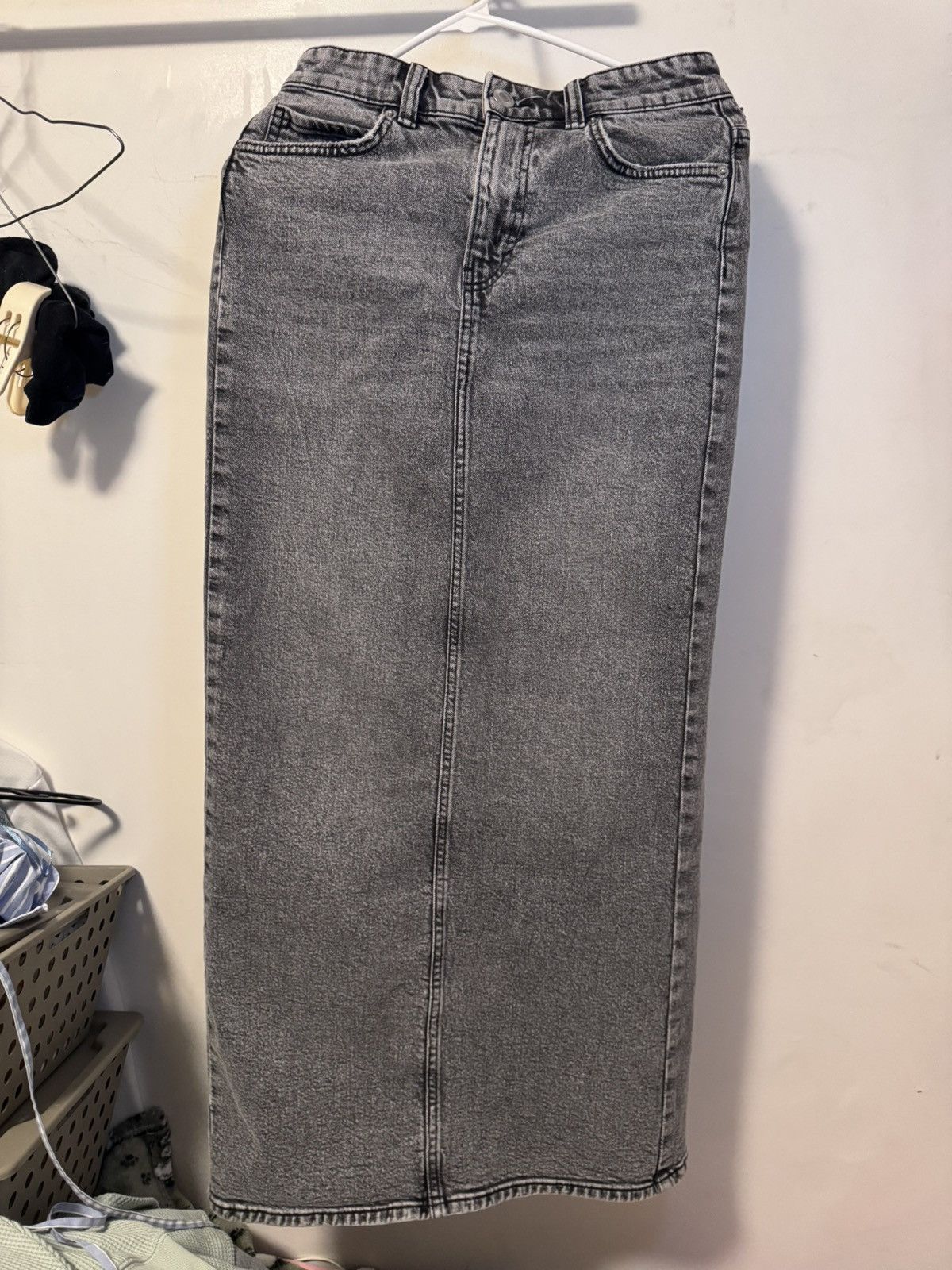 H&M Denim Maxi Skirt Size 27" / US 4 / IT 40 - 1 Thumbnail