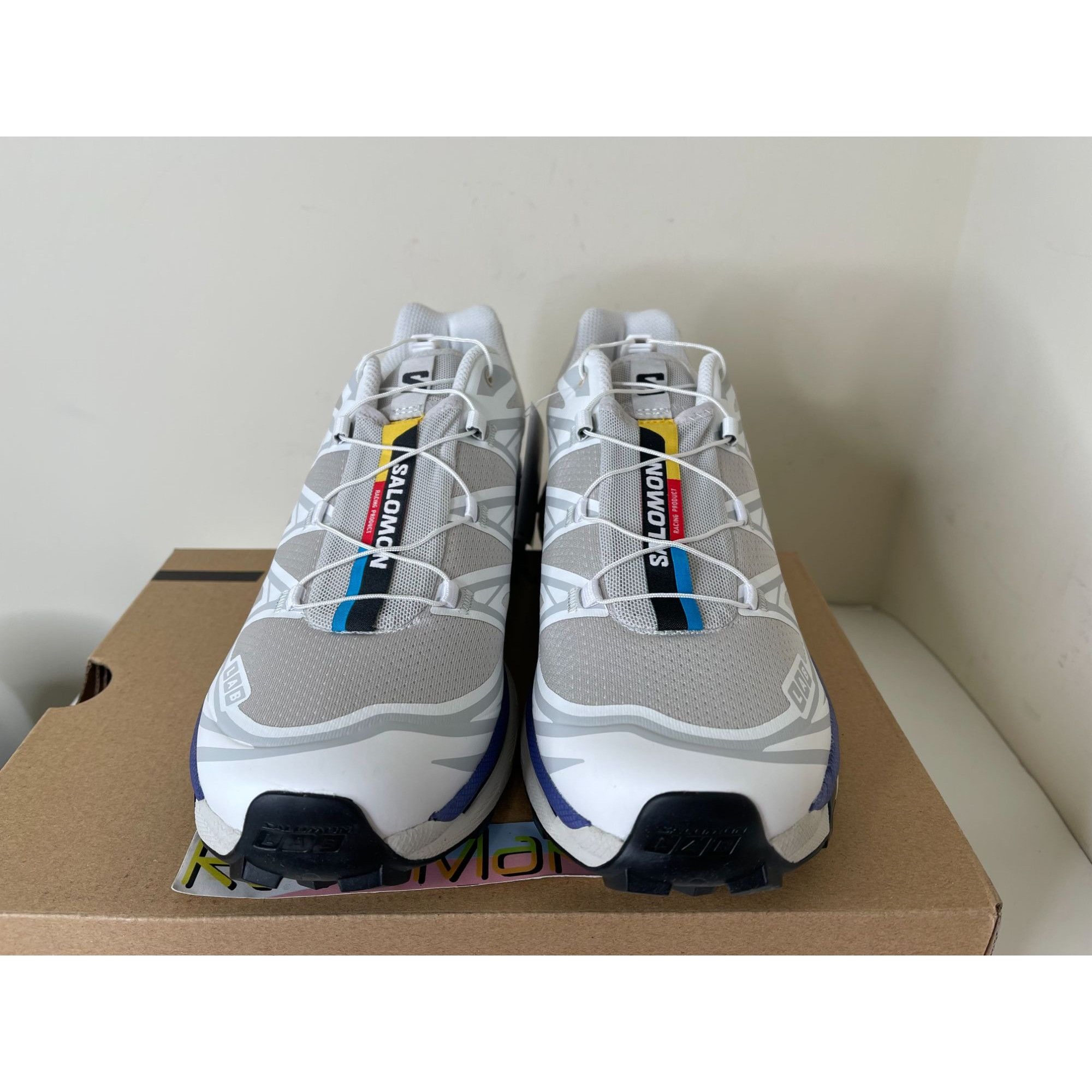 Salomon Salomon XT-6 White Lunar Rock Liberty Mens 11.5us Size US 11.5 / EU 44-45 - 3 Thumbnail