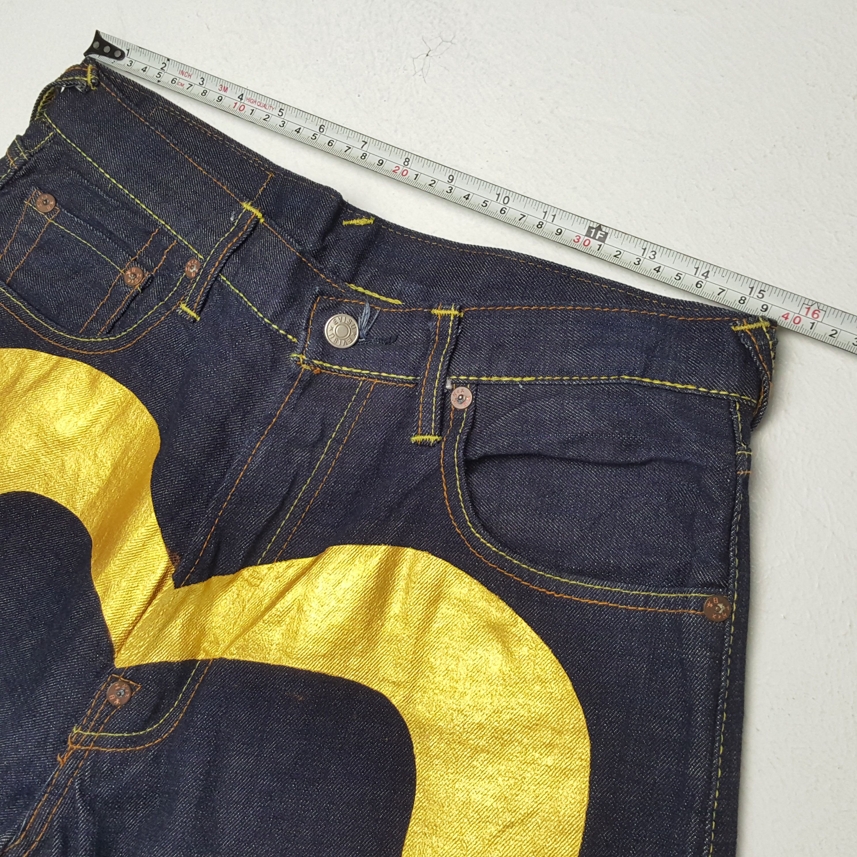 Japanese Brand × Vintage EVISU Jeans Japanese Brand Streetwear Custom Daicock Style Size US 31 - 7 Thumbnail