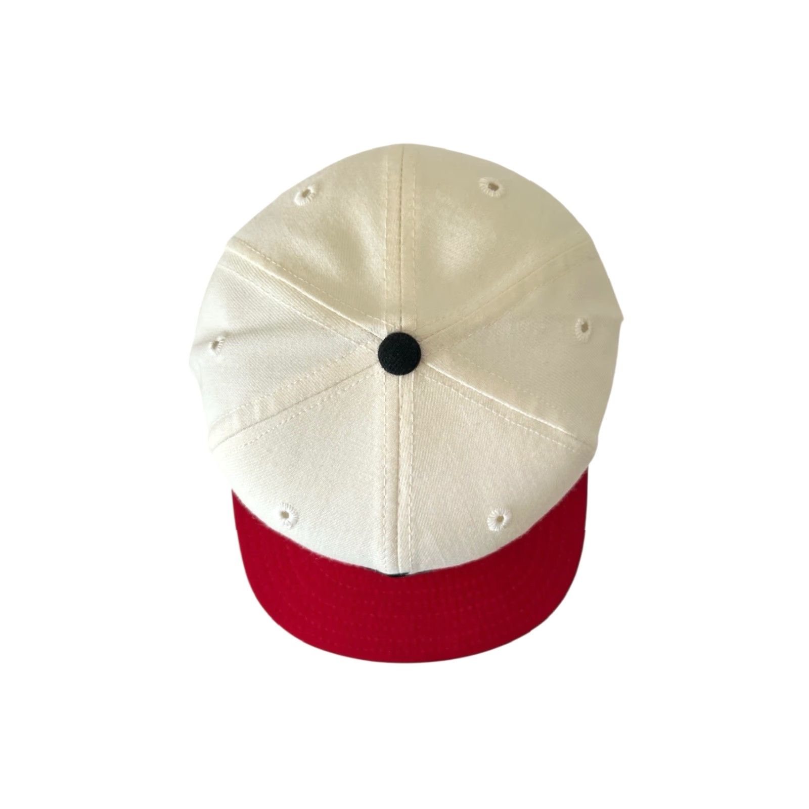 New Era VINTAGE New Era Pro Model Wool Ohio Fitted Hat Cap 7 NOS NWOT USA Men Wool White 90s USA Hats Mens Size ONE SIZE - 5 Thumbnail