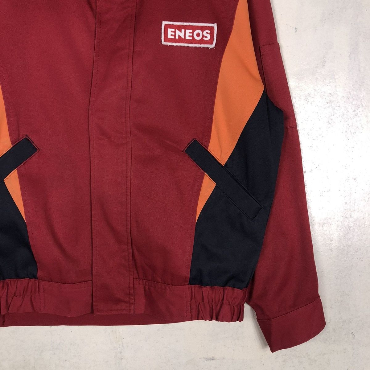 Japanese Brand 📌VINTAGE RACING WORKER JACKET ENEOS BIG LOGO SPELL OUT Size US M / EU 48-50 / 2 - 7 Thumbnail