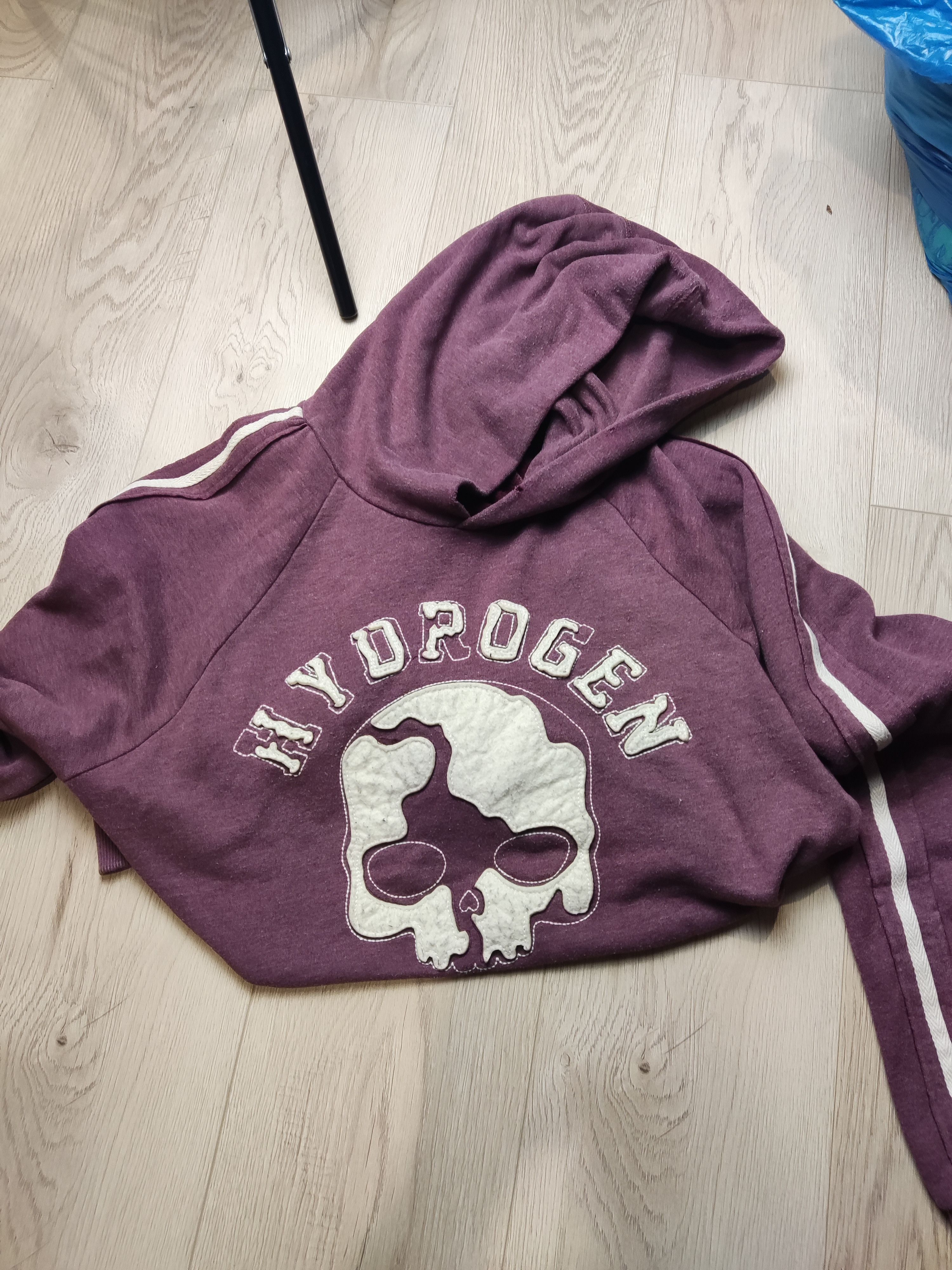 Hysteric Glamour HYDROGEN PATCHWORK SKULL HOODIES SWEATSHIRT Size US L / EU 52-54 / 3 - 2 Thumbnail