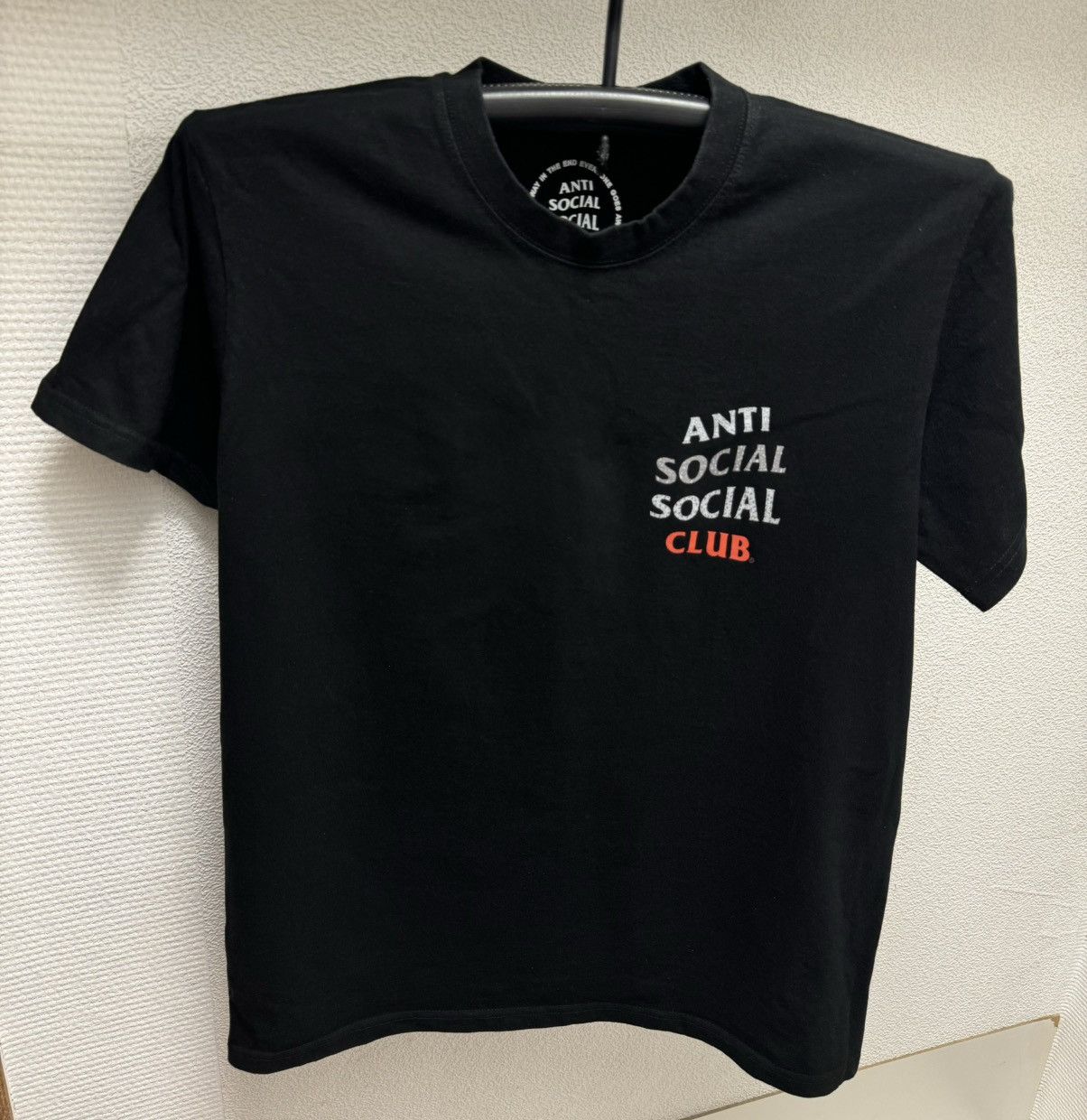 Anti Social Social Club Anti Social Social Club big logo black t-shirt M sz ASSC Size US M / EU 48-50 / 2 - 2 Thumbnail