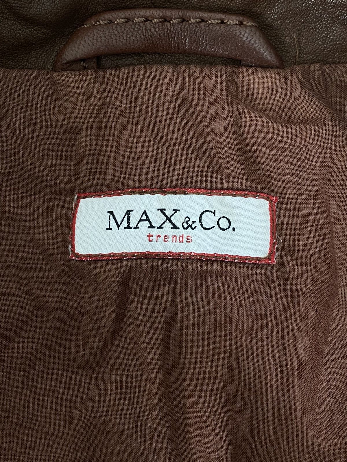 Max Mara Max Mara Lamb Leather Fitted Jacket Brown Luxury Size XS / US 0-2 / IT 36-38 - 3 Thumbnail