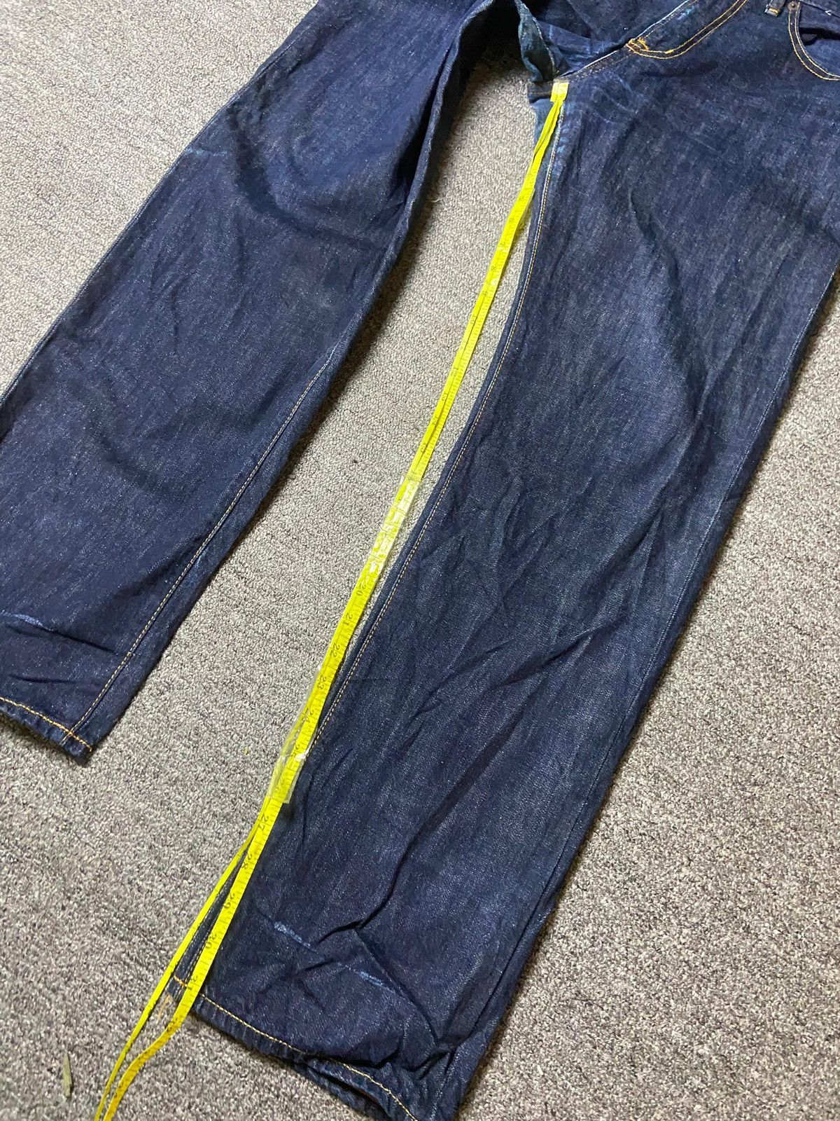 GU × Japanese Brand × Vintage GU Japanese Brand Straight Cut Denim Jeans (128) Size US 32 / EU 48 - 7 Thumbnail