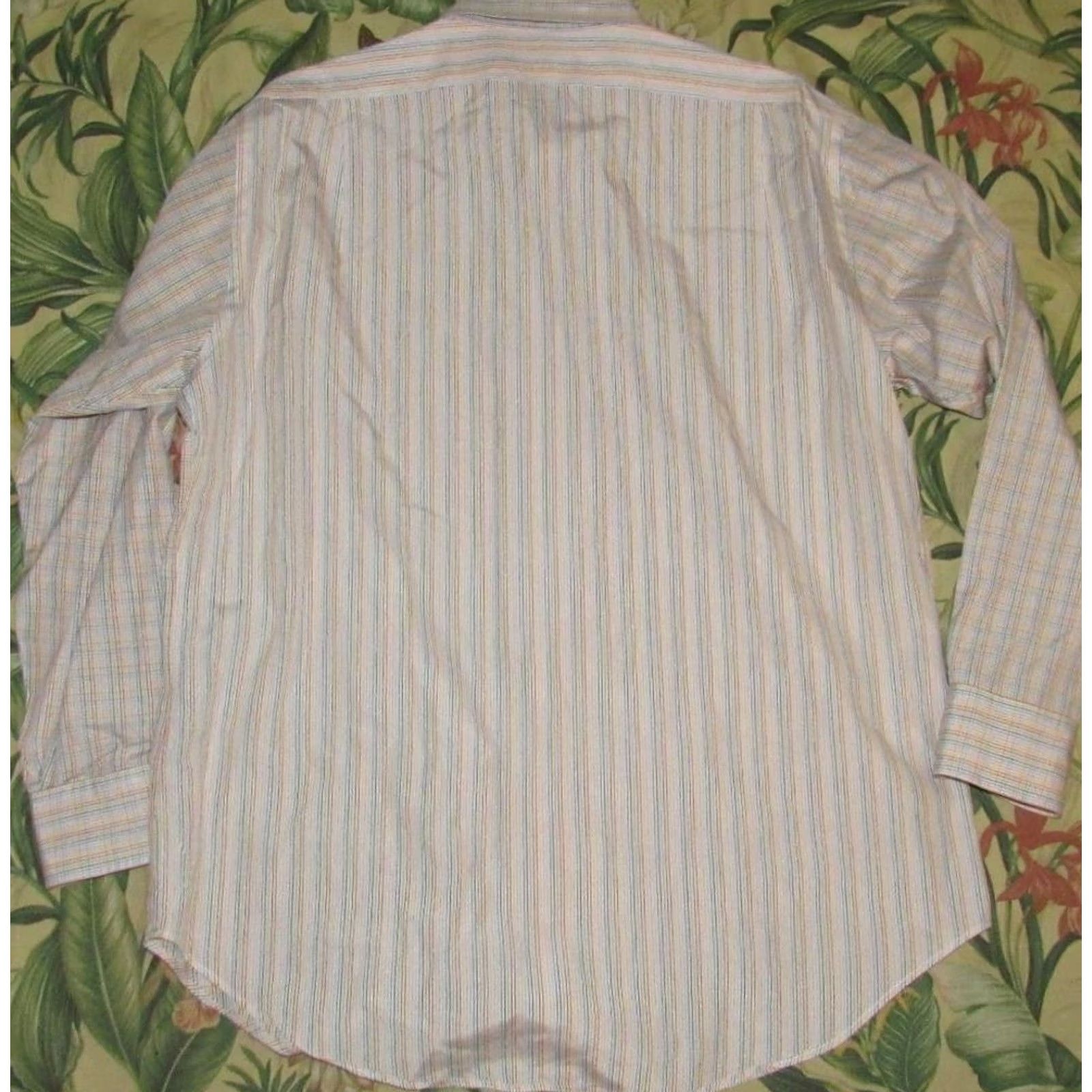 Sid Mashburn SID MASHBURN Shirt XL White Plaid & Striped Long Sleeve Button Down Mens Size US XL / EU 56 / 4 - 3 Thumbnail