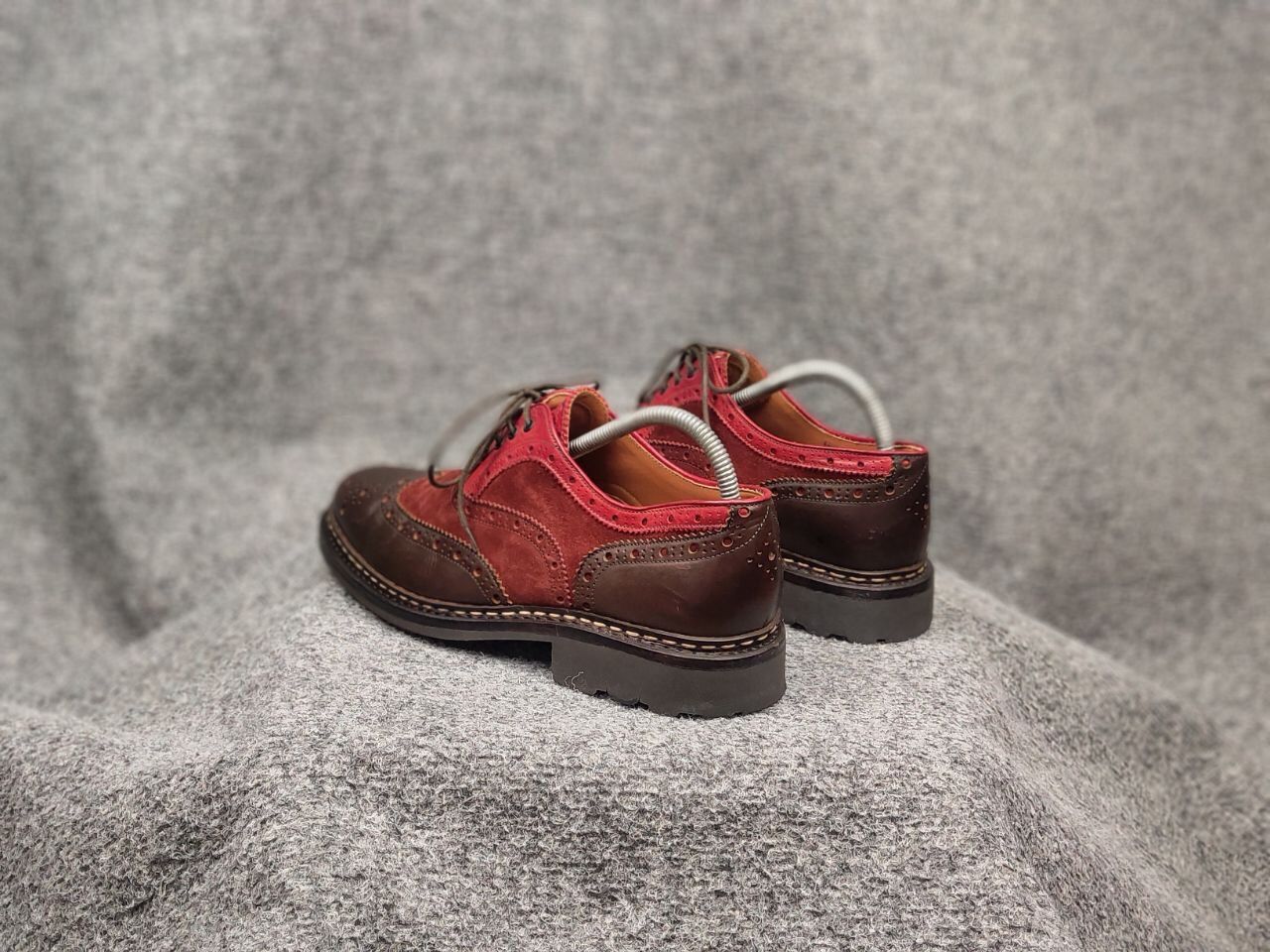 Heschung Heschung Design Owen Oxford Leather Red Brogue Boots Size US 7.5 / EU 40-41 - 10 Thumbnail