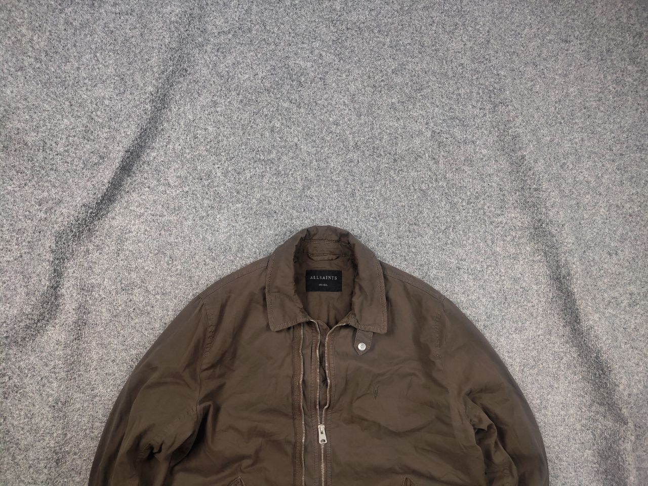 Allsaints Allsaints Nicks Ramskull Military Bomber Jacket Vintage LGB Size US S / EU 44-46 / 1 - 1 Thumbnail