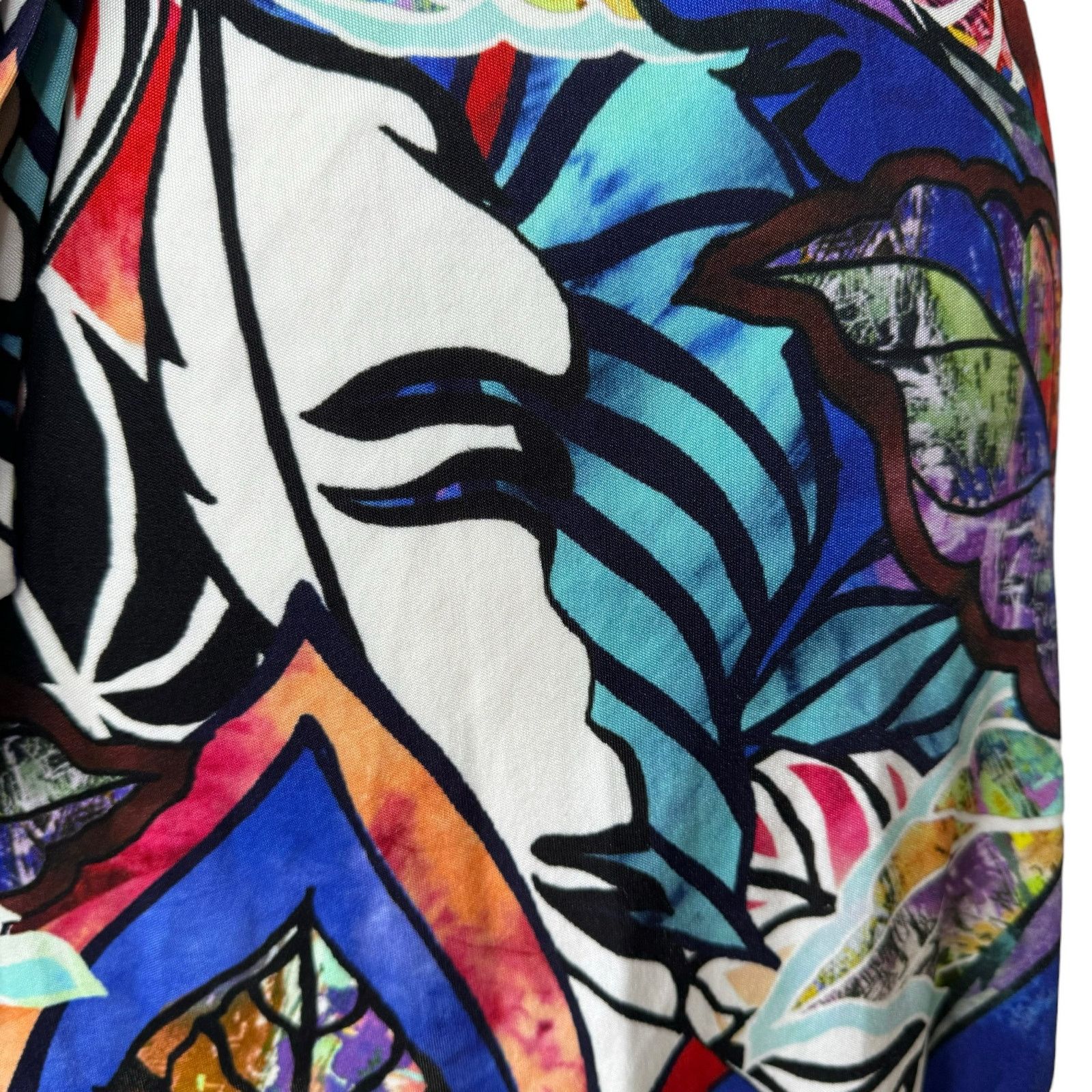 Robert Graham ROBERT GRAHAM Silk Blend Printed Wrap Dress Size 4 Size S / US 4 / IT 40 - 7 Thumbnail