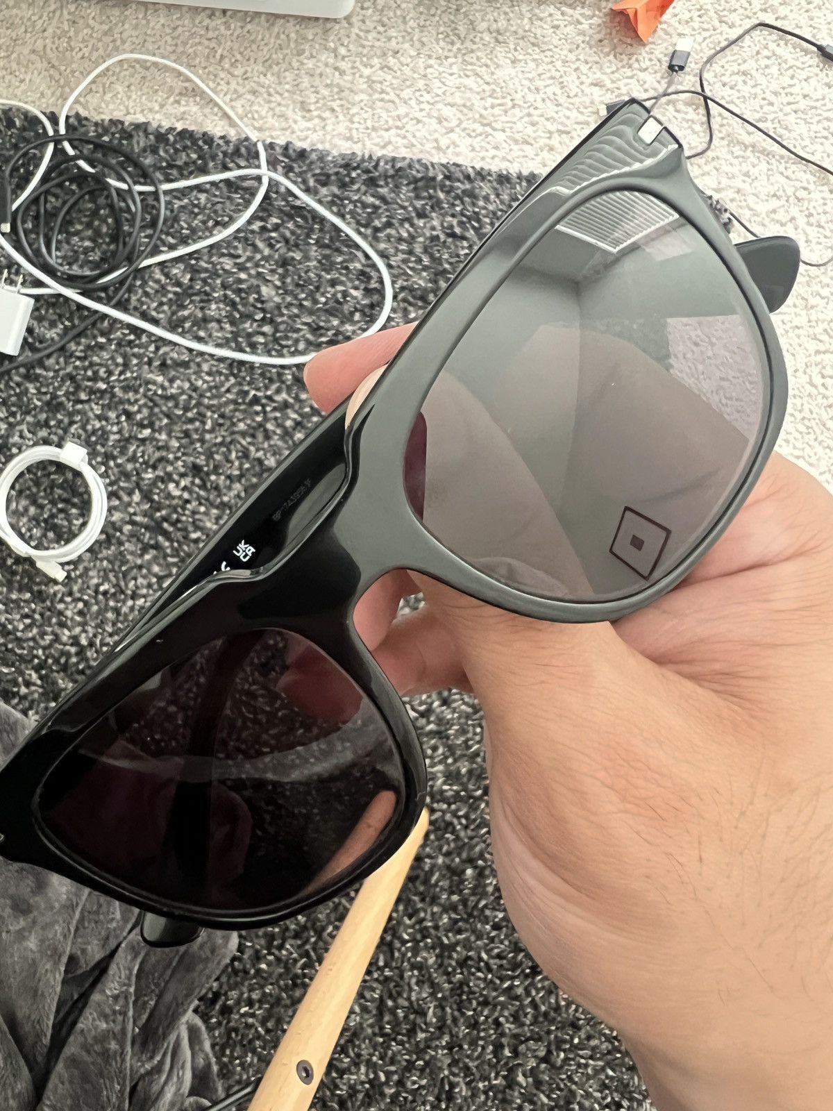 Men Prada Sunglasses Black Frames.
