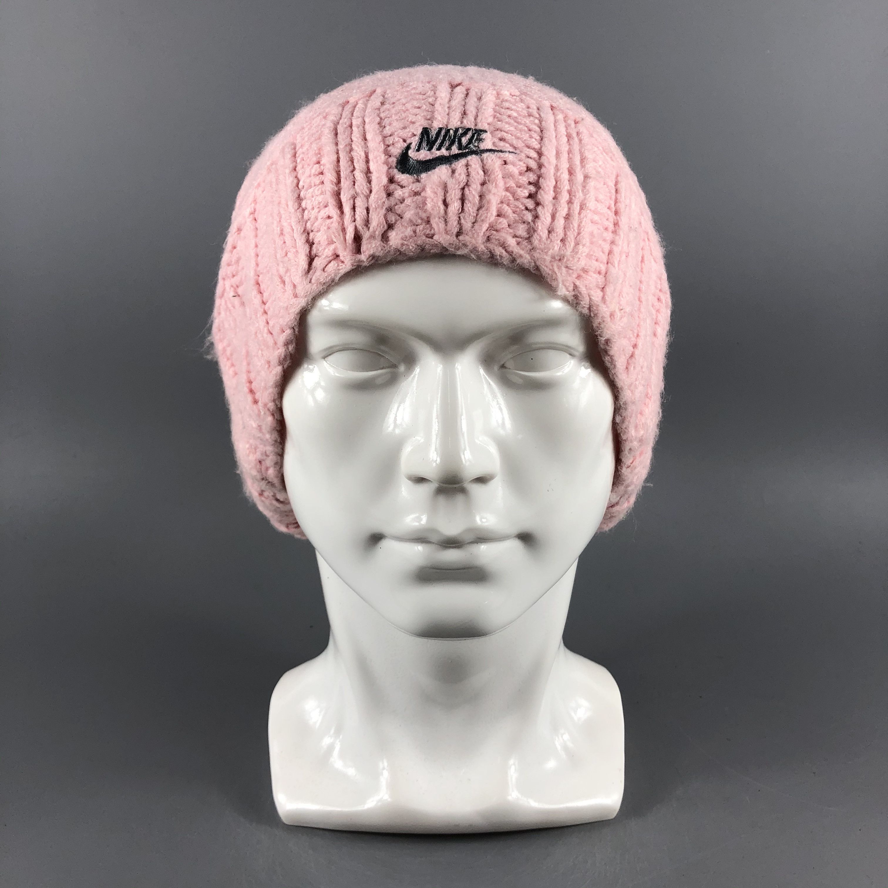 image of Nike Hats Pink Beanie Slouchy Snow Hat Snow Cap B694, Men's