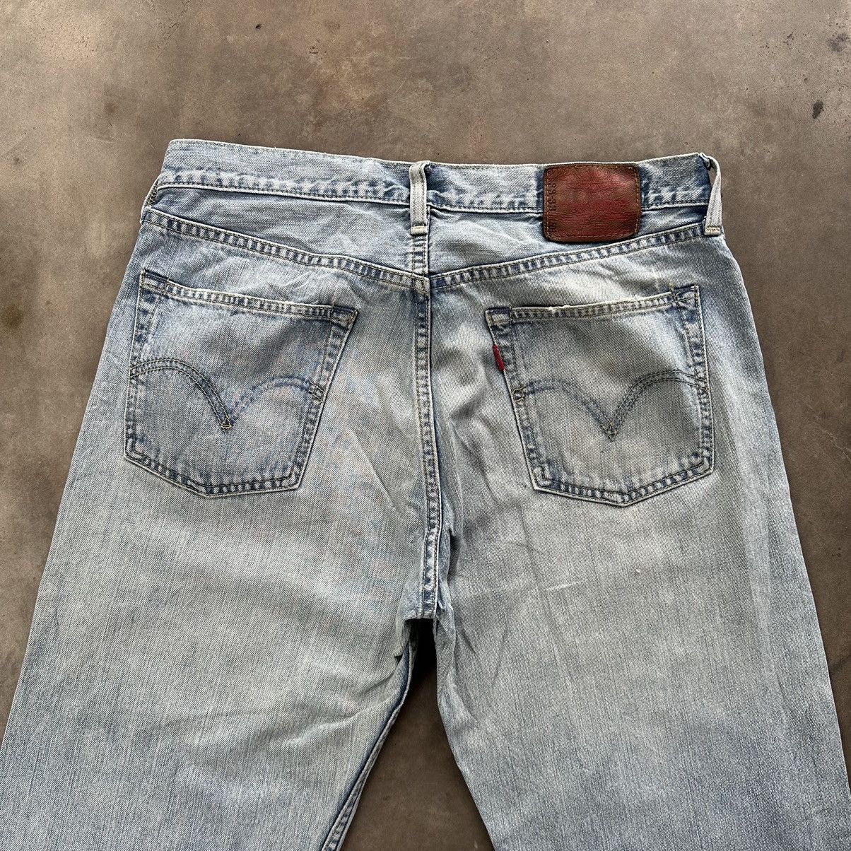 Japanese Brand Vintage Levi’s 503 Faded Distressed Faded Denim Jean Pant Size US 34 / EU 50 - 11 Thumbnail