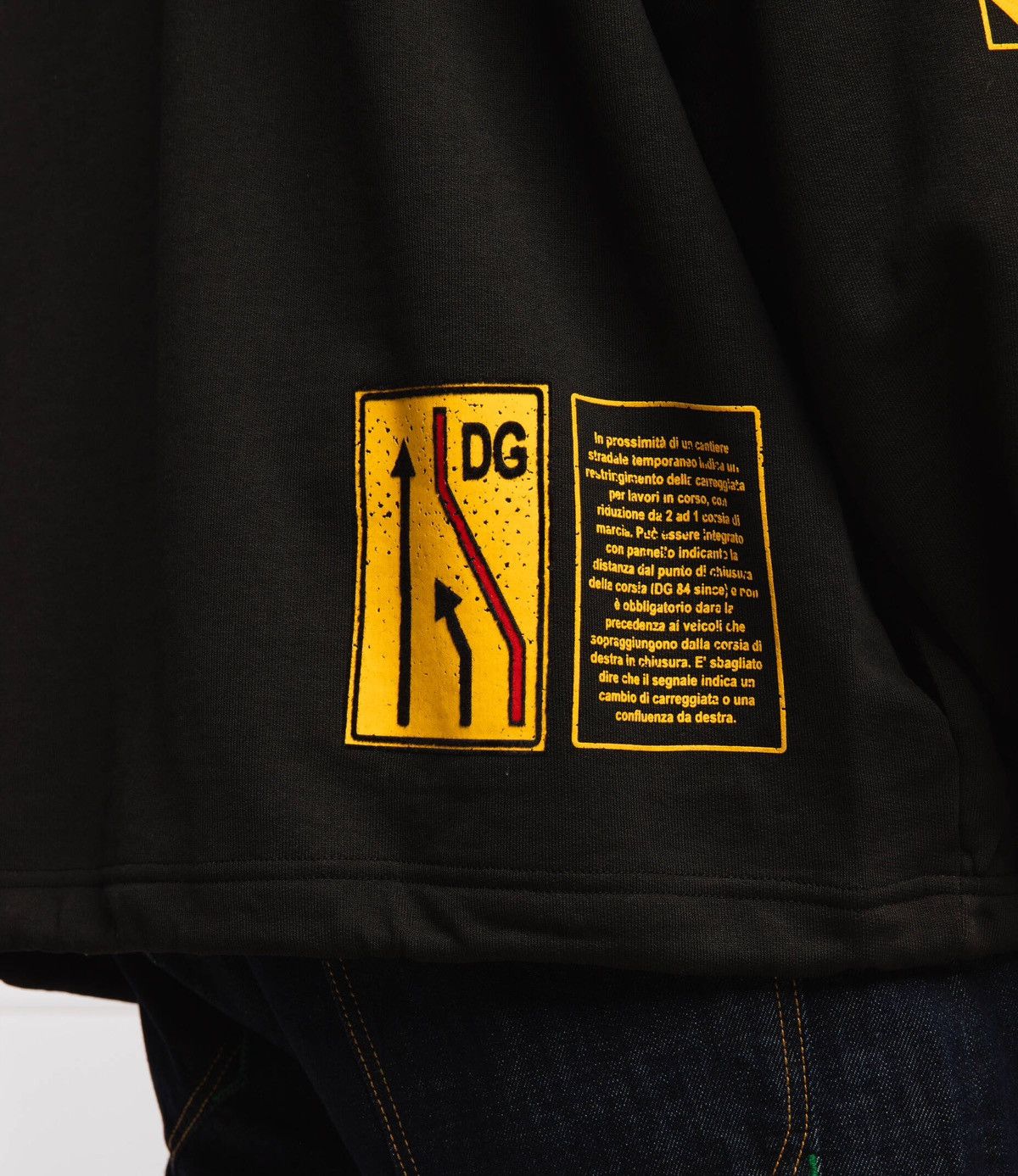Dolce & Gabbana DOLCE & GABBANA Sweater Black Cotton Hooded DG Shield 🔥🔥 Size US S / EU 44-46 / 1 - 23 Thumbnail