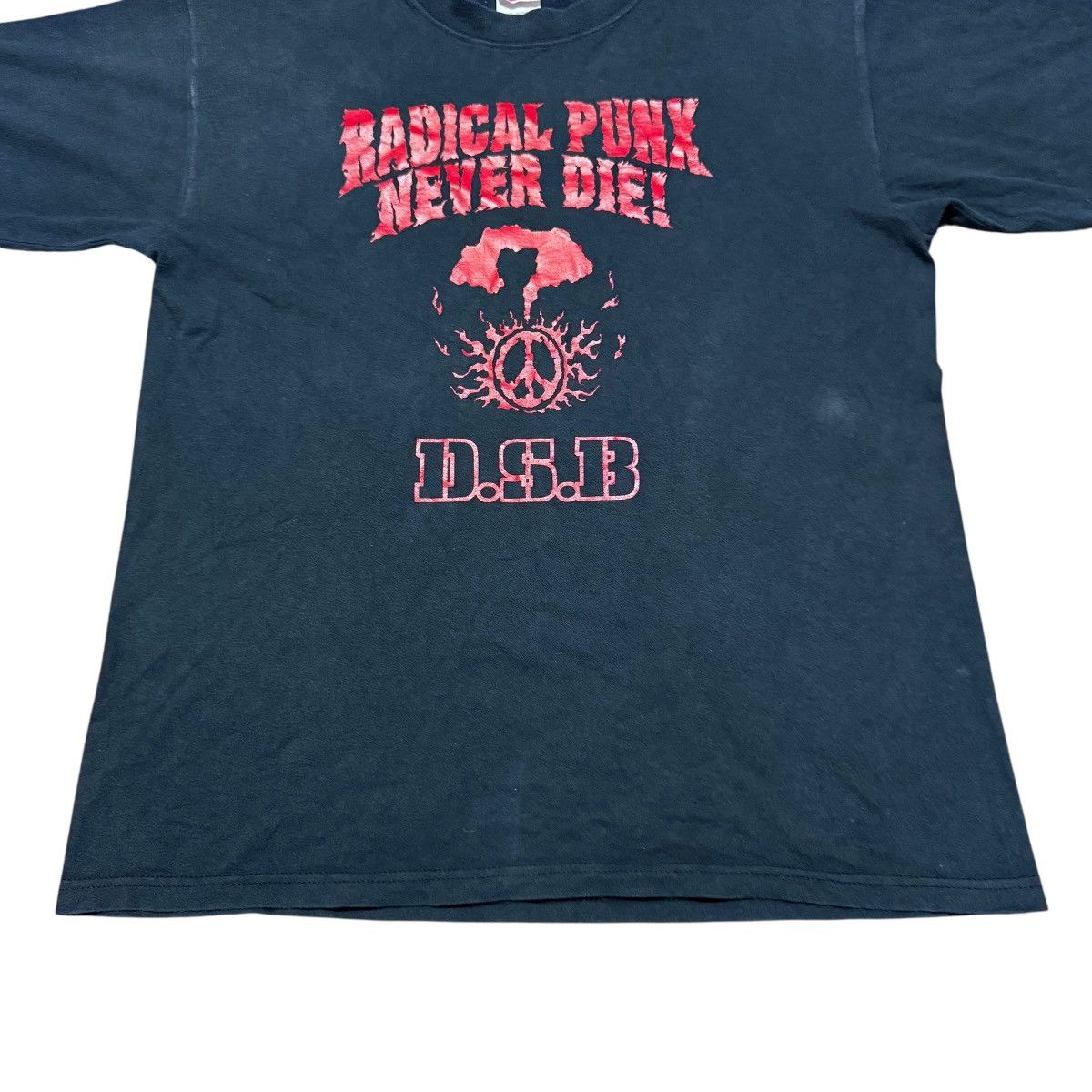 Band Tees Vintage D.S.B Japan Punk Band Shirt 'Radical Punk Never Die' Size US M / EU 48-50 / 2 - 6 Thumbnail