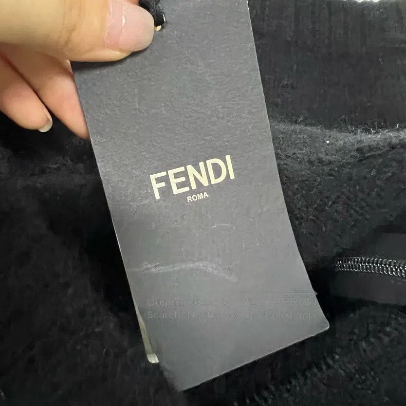 Fendi Fendi Black Wool Knit Bustier Size XS / US 0-2 / IT 36-38 - 4 Thumbnail