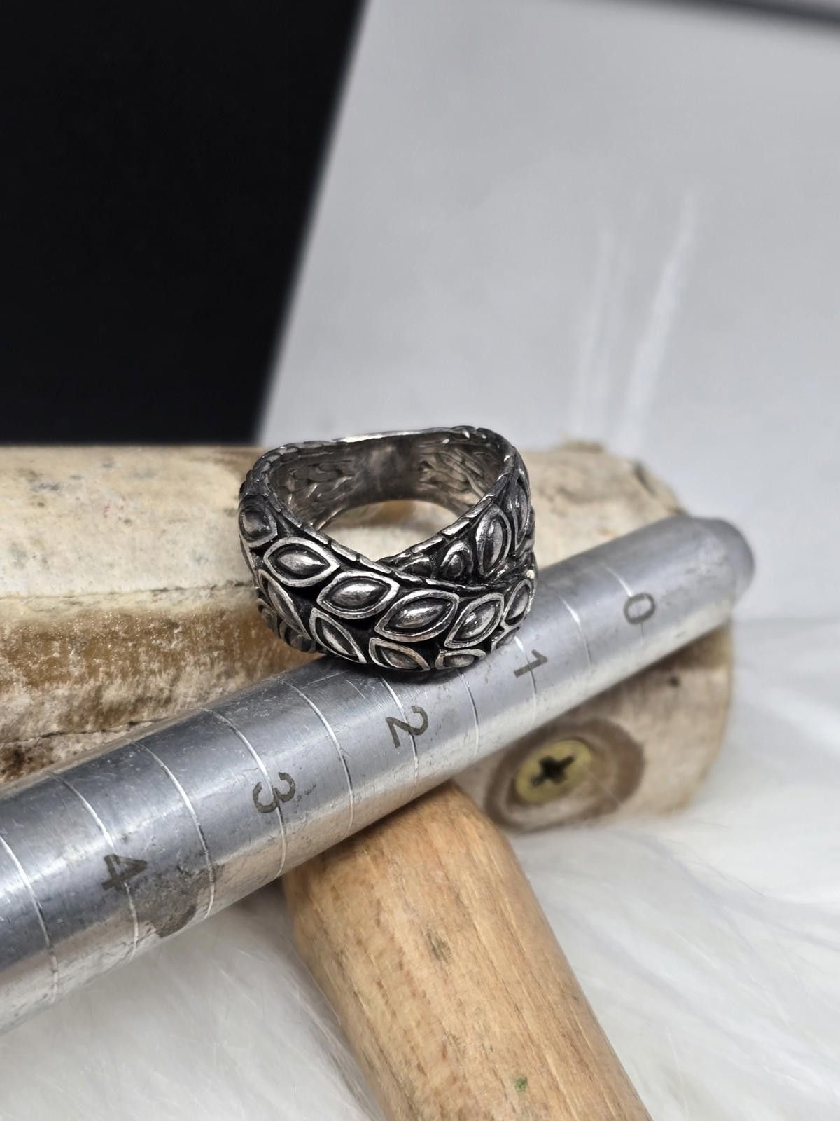John Hardy John Hardy 925 Silver Batu Kawung Overlap Band Ring Size 7 Size ONE SIZE - 1 Thumbnail