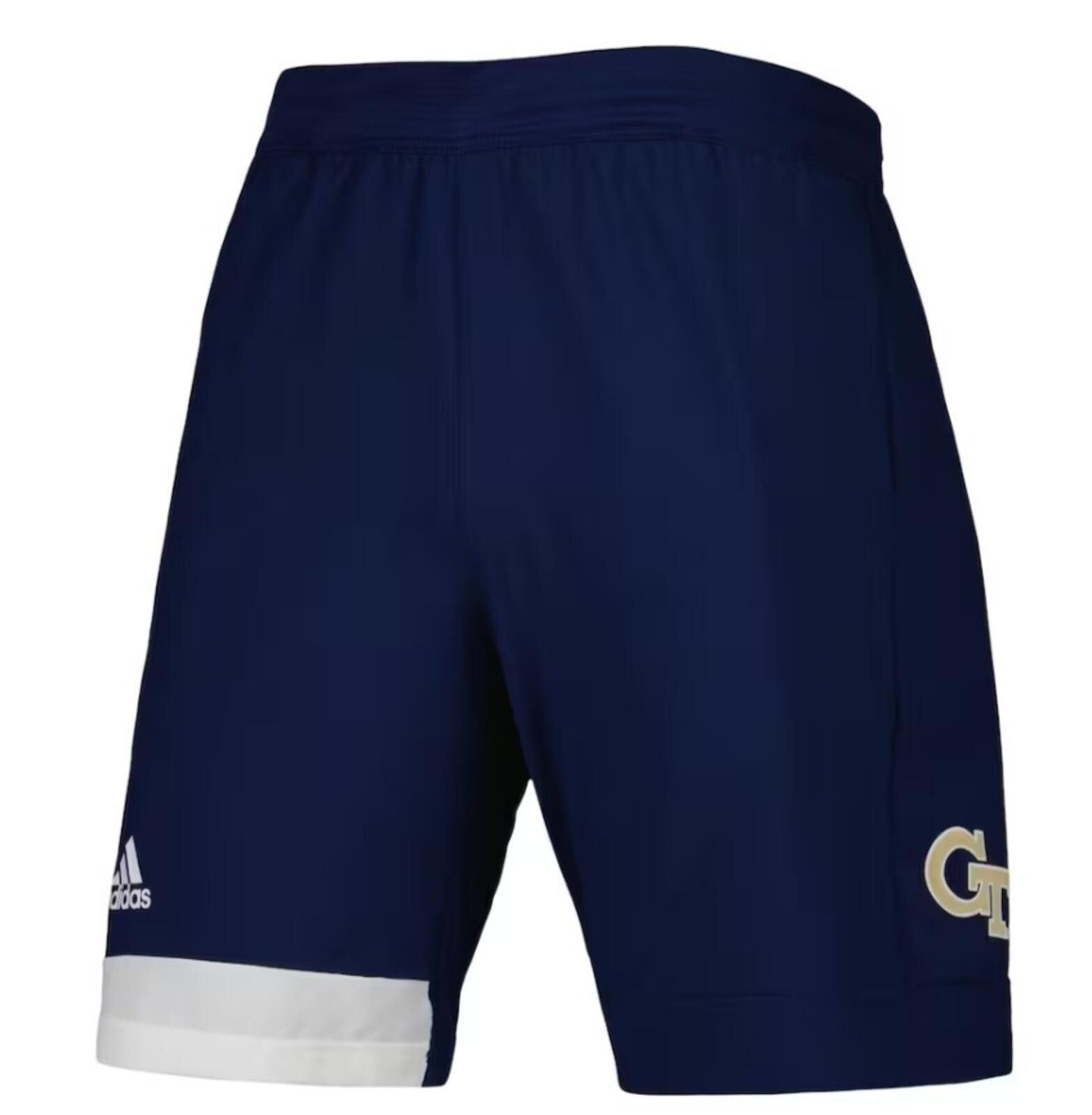 Adidas Men's adidas Navy Georgia Tech Yellow Jacket Training Shorts Size US 34 / EU 50 - 2 Thumbnail
