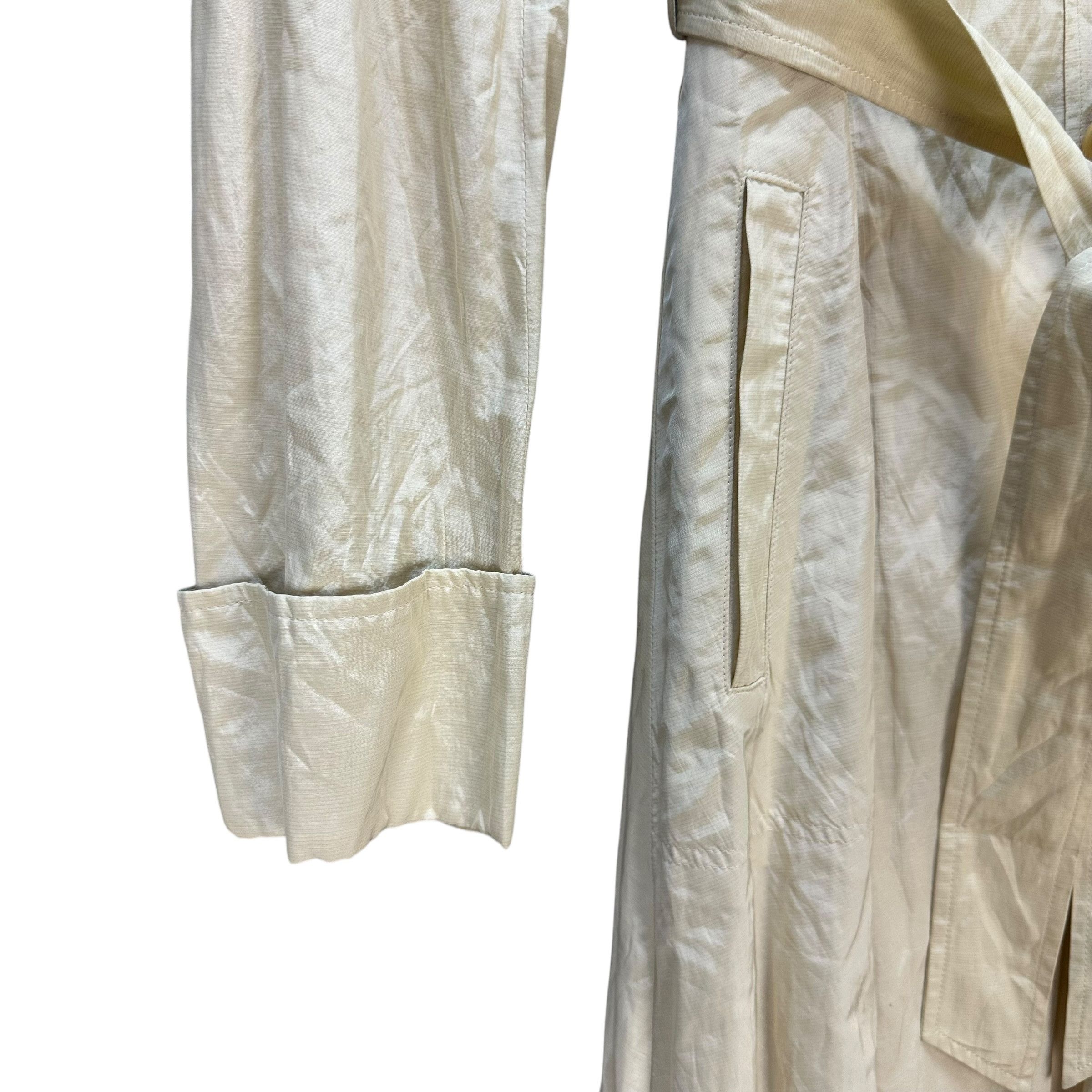 Theory THEORY LUXE Nylon-Cotton Belted Long Coat #A80-1943 Size XS / US 0-2 / IT 36-38 - 5 Thumbnail
