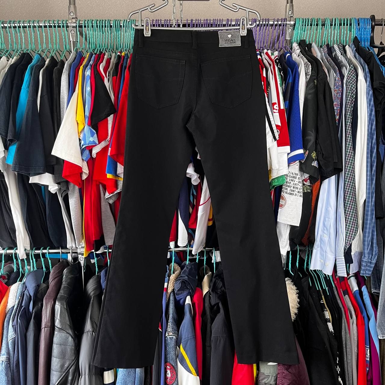 Versace Versace Jeans Couture Straight Stretch Dress Pants Trousers Size 27" / US 4 / IT 40 - 2 Thumbnail