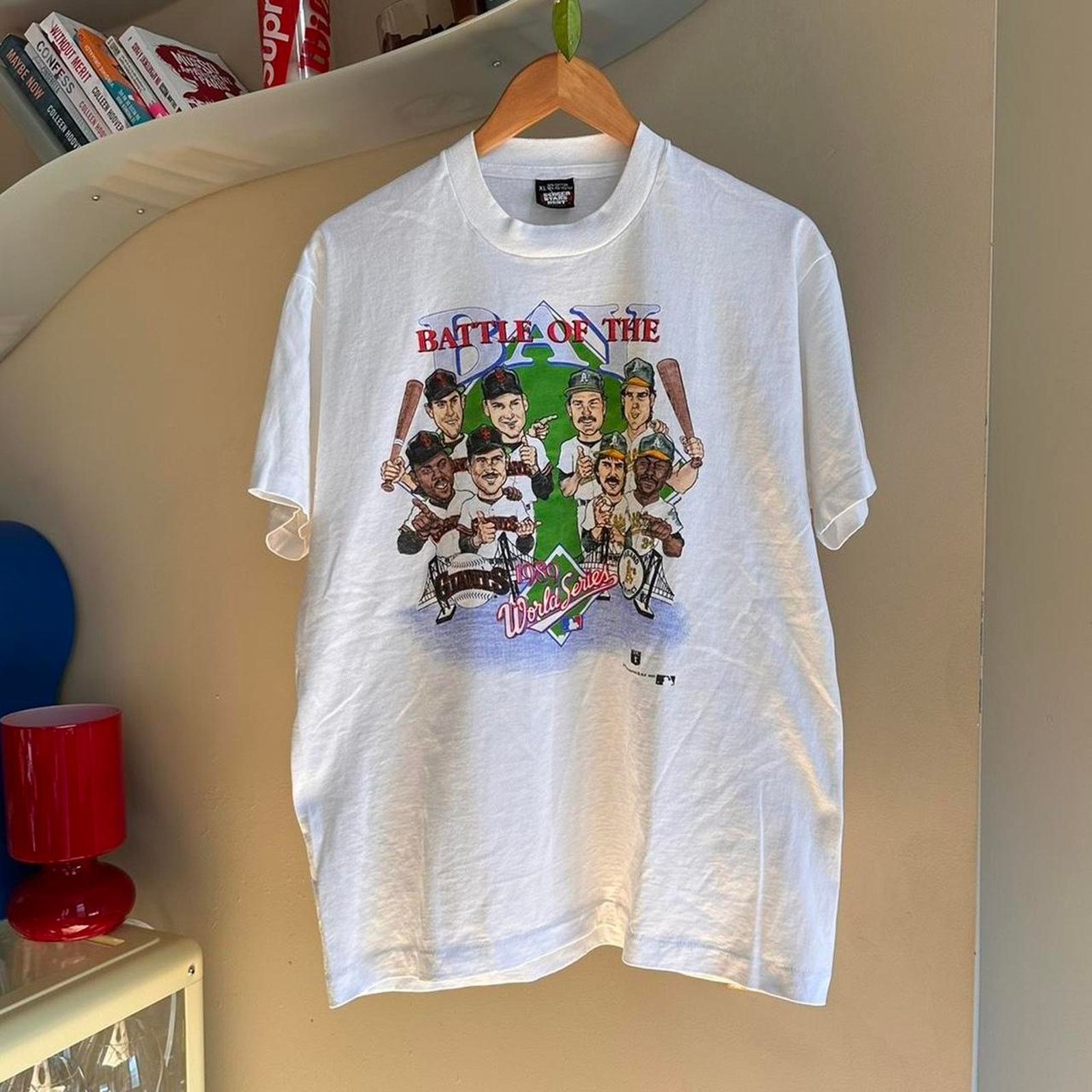 MLB × Vintage Vintage 1989 World Series Shirt Size US XL / EU 56 / 4 - 1 Thumbnail