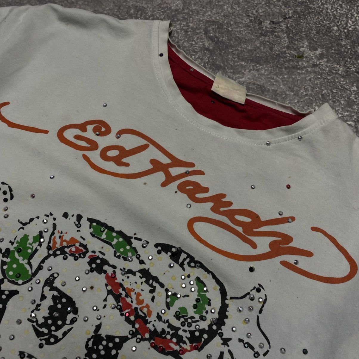 Ed Hardy Vintage Ed Hardy by Christian Audigier y2k opium tee size L Size L / US 10 / IT 46 - 3 Thumbnail