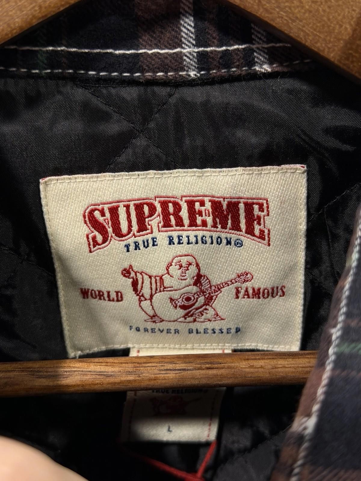 Supreme Supreme x True Religion Quilted Lined Plaid Flannel Large Size US L / EU 52-54 / 3 - 10 Thumbnail