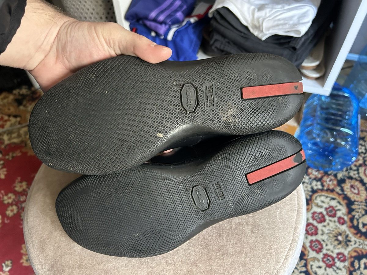 Prada Prada leather Archive Black LowTop Shoes Tech Minimal Style Size US 8.5 / IT 38.5 - 5 Thumbnail