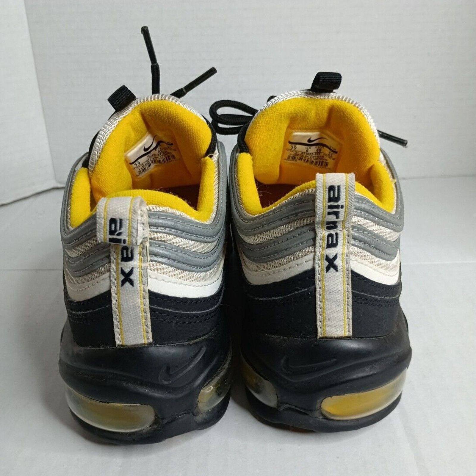 Nike Nike Air Max 97 Sneakers Black White Boy's 7Y Women's 8 Size US 8 / IT 38 - 4 Thumbnail