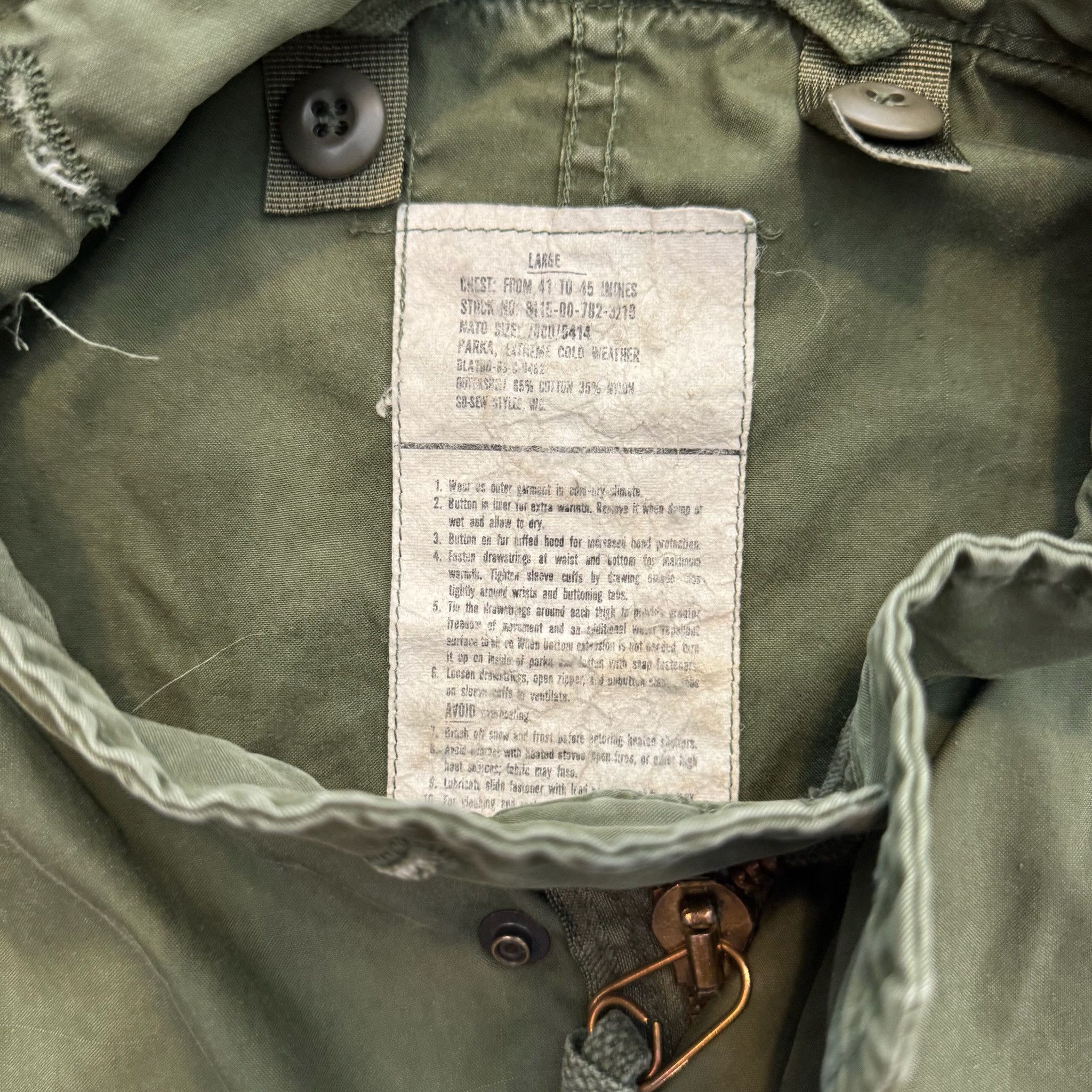 Other Green U.S. Army Military Parka Size US L / EU 52-54 / 3 - 3 Thumbnail