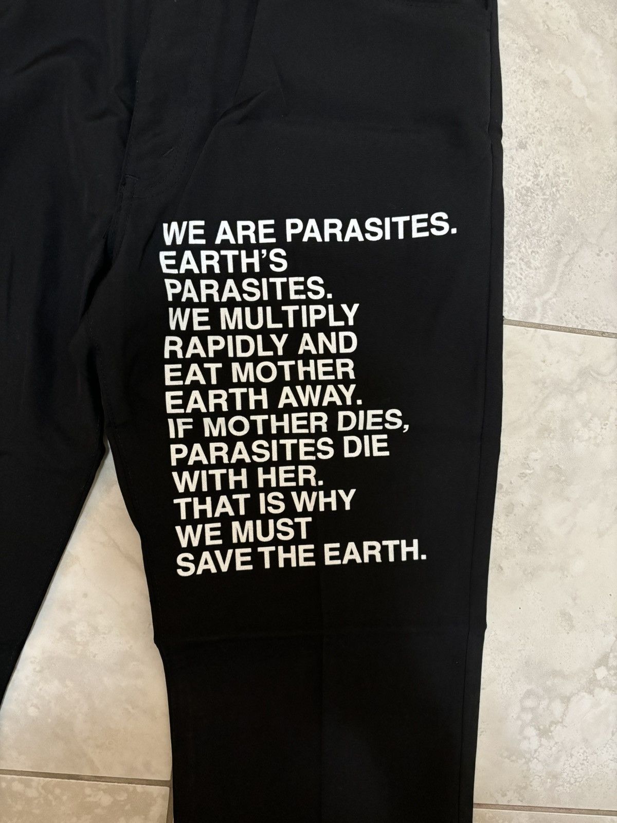 Comme des Garcons Rare vintage Comme des Garcons SS02 Parasite Poem Pants Size US 32 / EU 48 - 2 Thumbnail