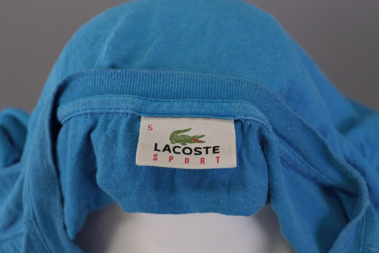Lacoste Lacoste Sport Blue Crew Neck Short Sleeve T-Shirt Size 5 / L Size US M / EU 48-50 / 2 - 11 Thumbnail