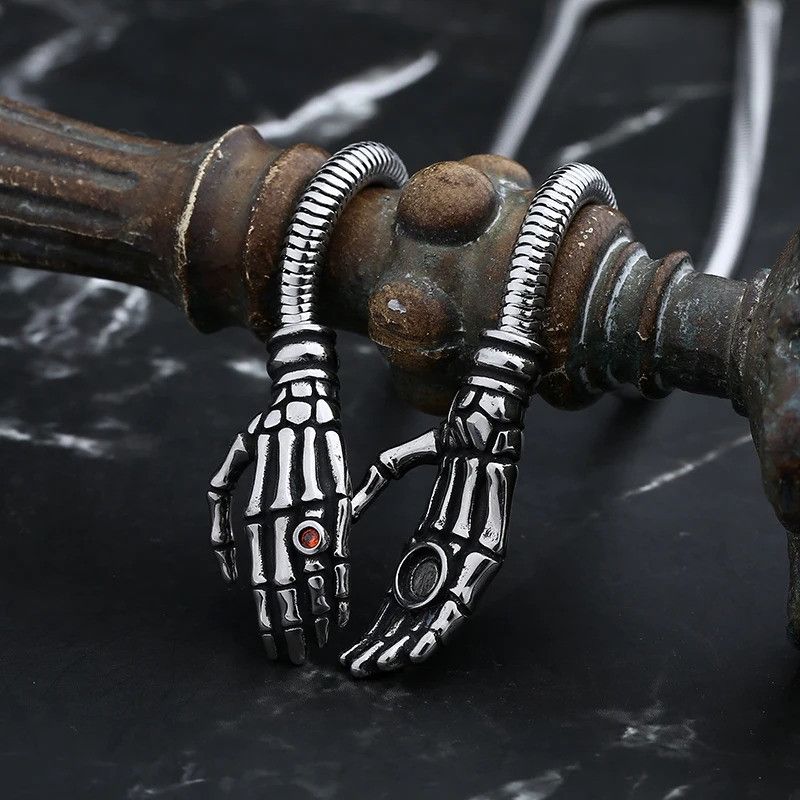 Japanese Brand × Jewelry Shake Hand Pendant Necklace Size ONE SIZE - 4 Thumbnail