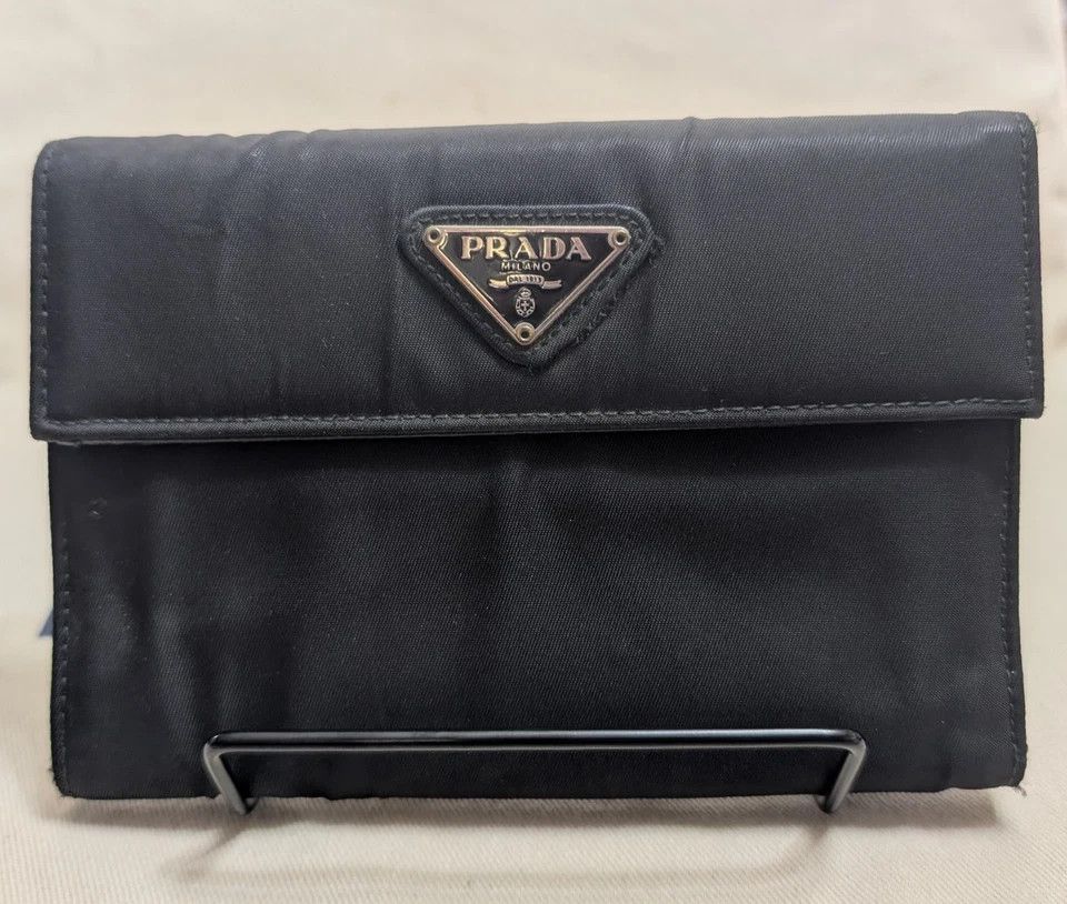 Prada Prada Wallet nylon Black Leather inside Made In Italy Size ONE SIZE - 1 Thumbnail