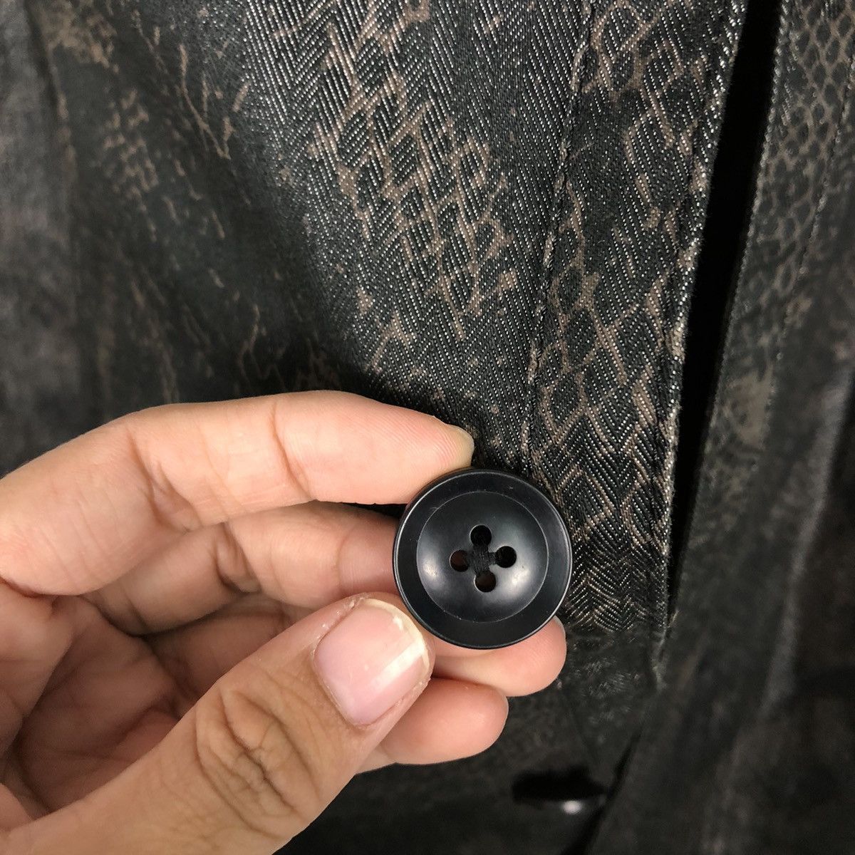 Tornado Mart Bondage Parachute Biker Jacket Tornado Mart Snake Skin Style Size US L / EU 52-54 / 3 - 17 Thumbnail