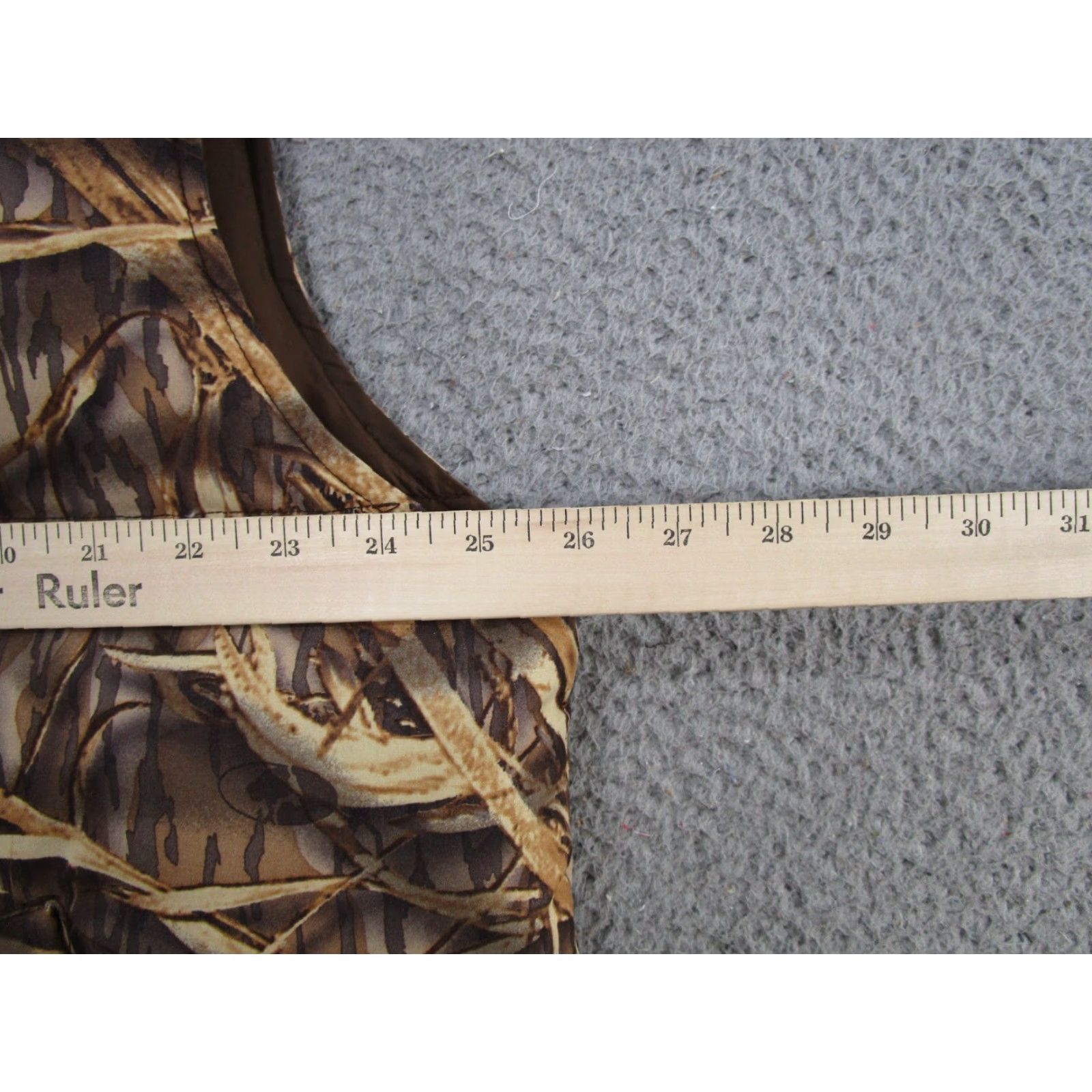 Vintage Gamehide Mossy Oak Shadow Grass Camouflage Puffer Down Fill Vest Men's L Size US L / EU 52-54 / 3 - 5 Thumbnail