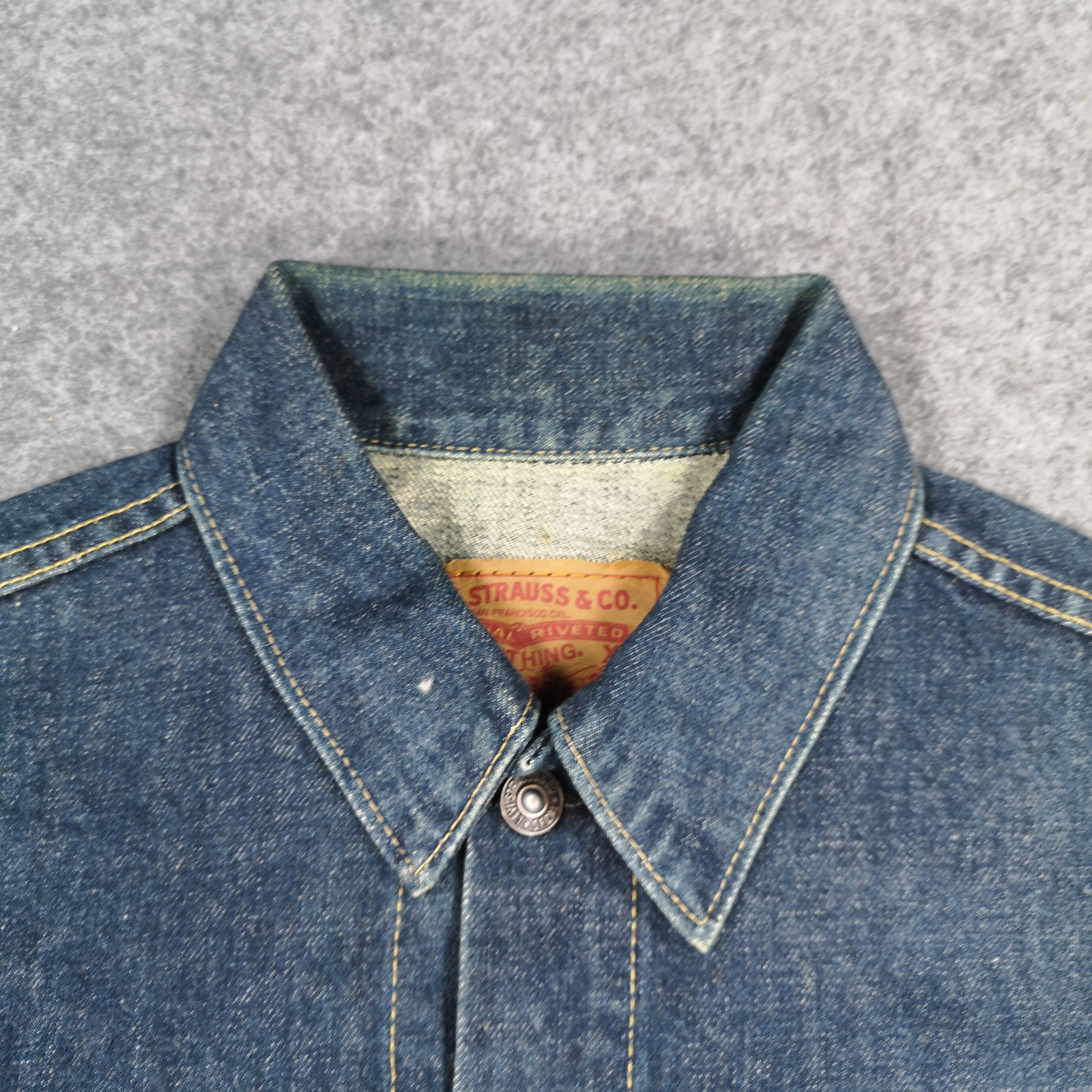Levi's Vintage Levis Denim Blue Wash Trucker Jacket Size US M / EU 48-50 / 2 - 4 Thumbnail