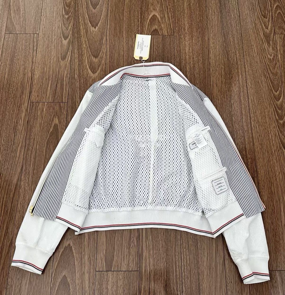 Thom Browne THOM BROWNE BLOUSON JACKET PATCH EMBROIDERY baseball jacket Size US M / EU 48-50 / 2 - 3 Thumbnail